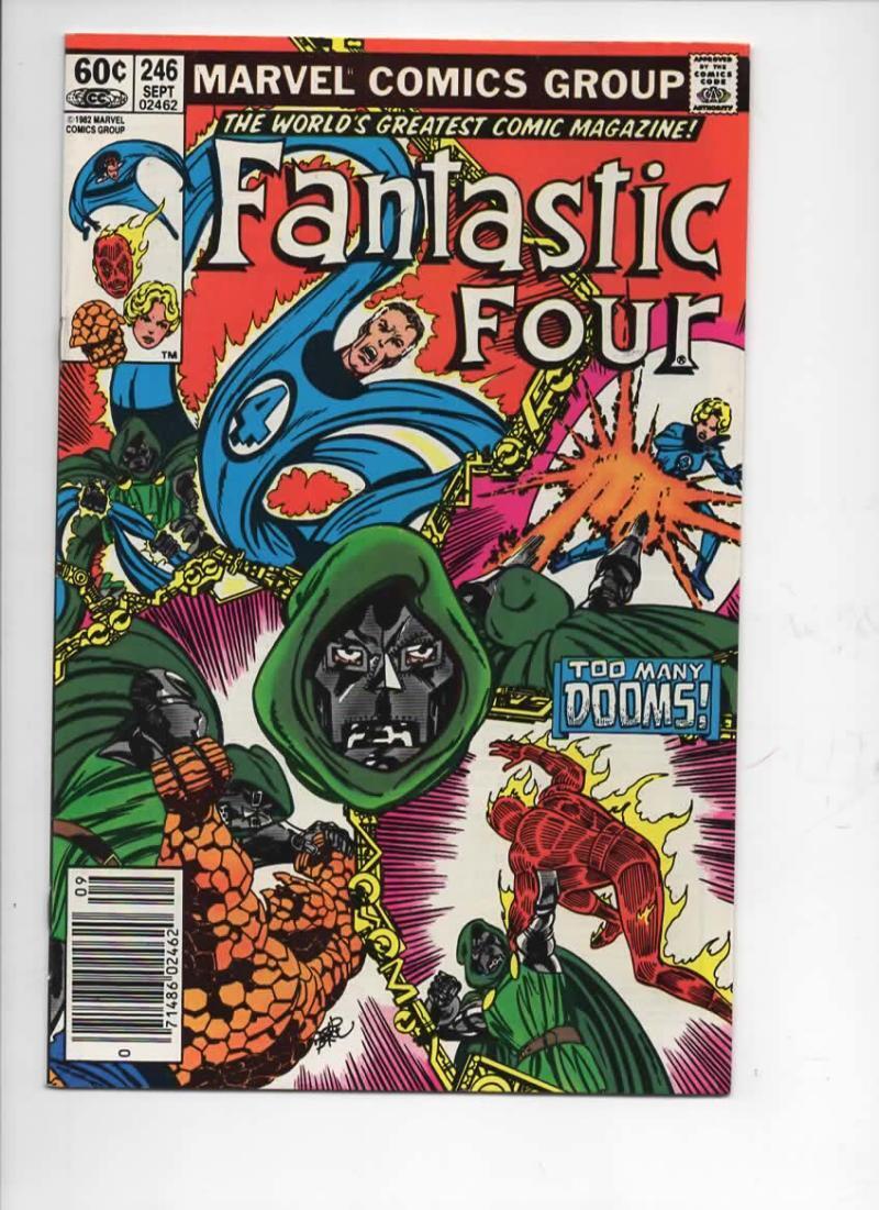 FANTASTIC FOUR #246, NM-, Dr Doom, Byrne, 1961 1982, Marvel, more FF in store