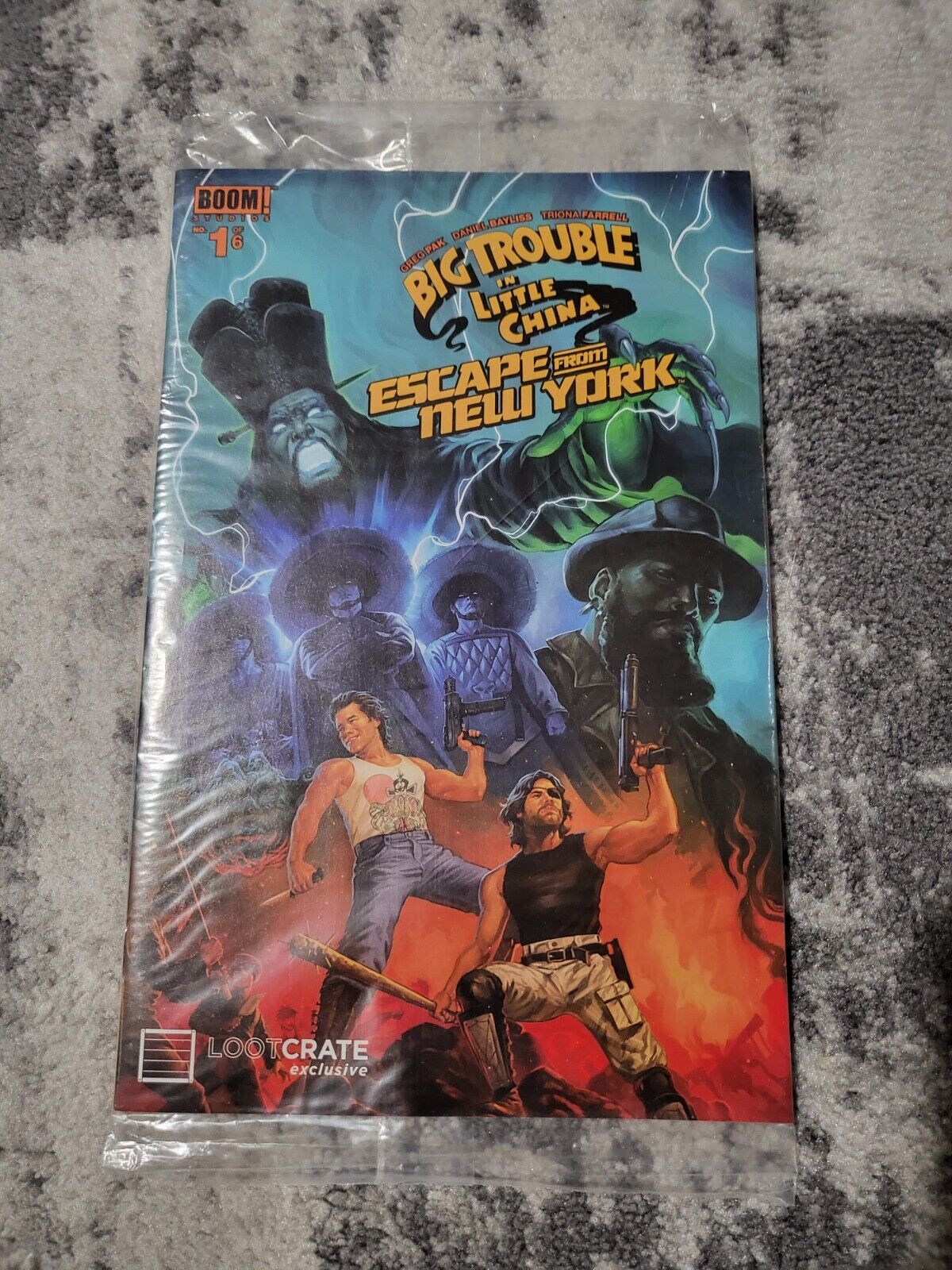 Big Trouble in Little China Escape from New York Boom Studios Lootcrate SEALED