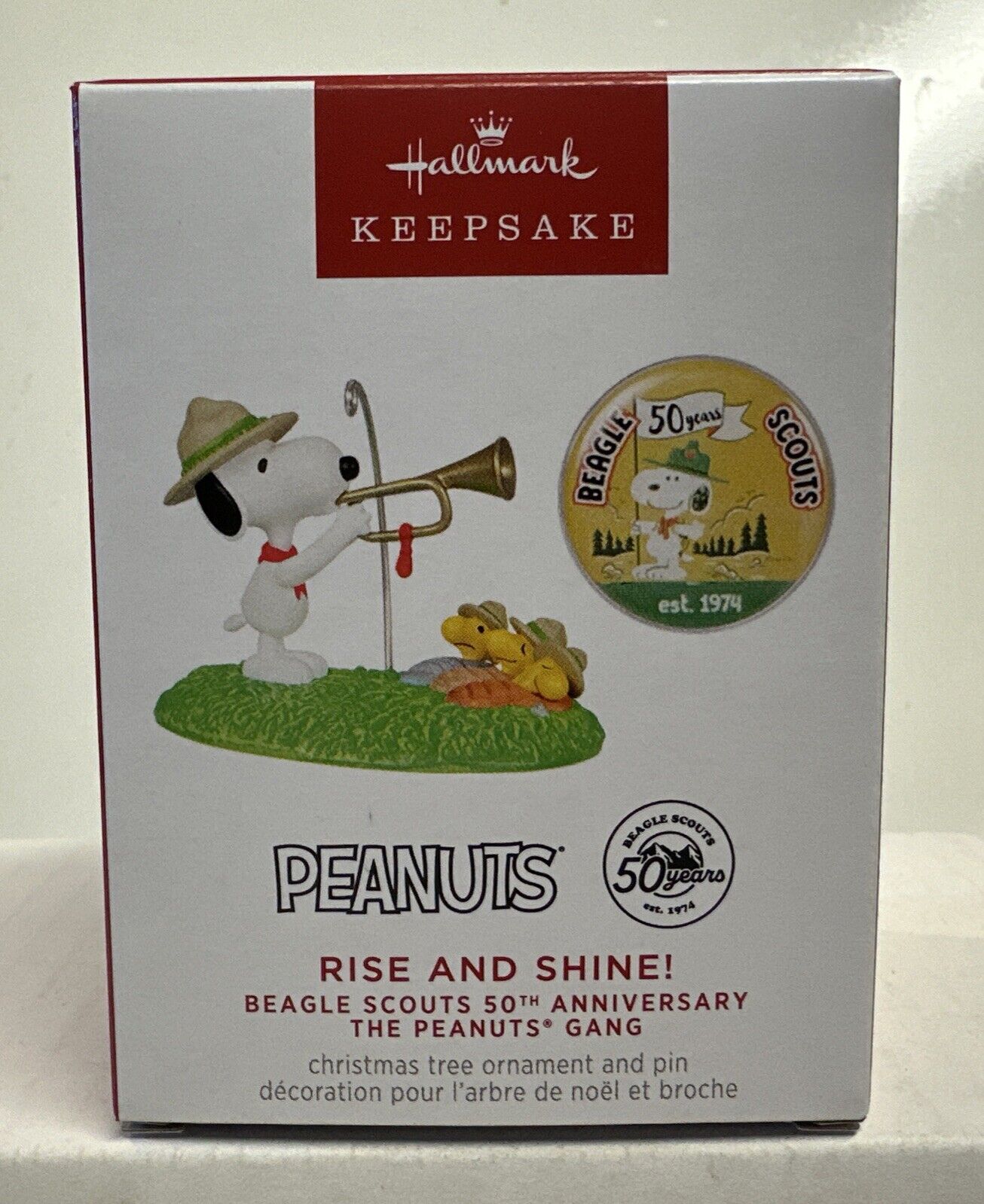 2024 Hallmark Keepsake Rise & Shine Peanuts Gang Beagle Scouts 50th Anniversary