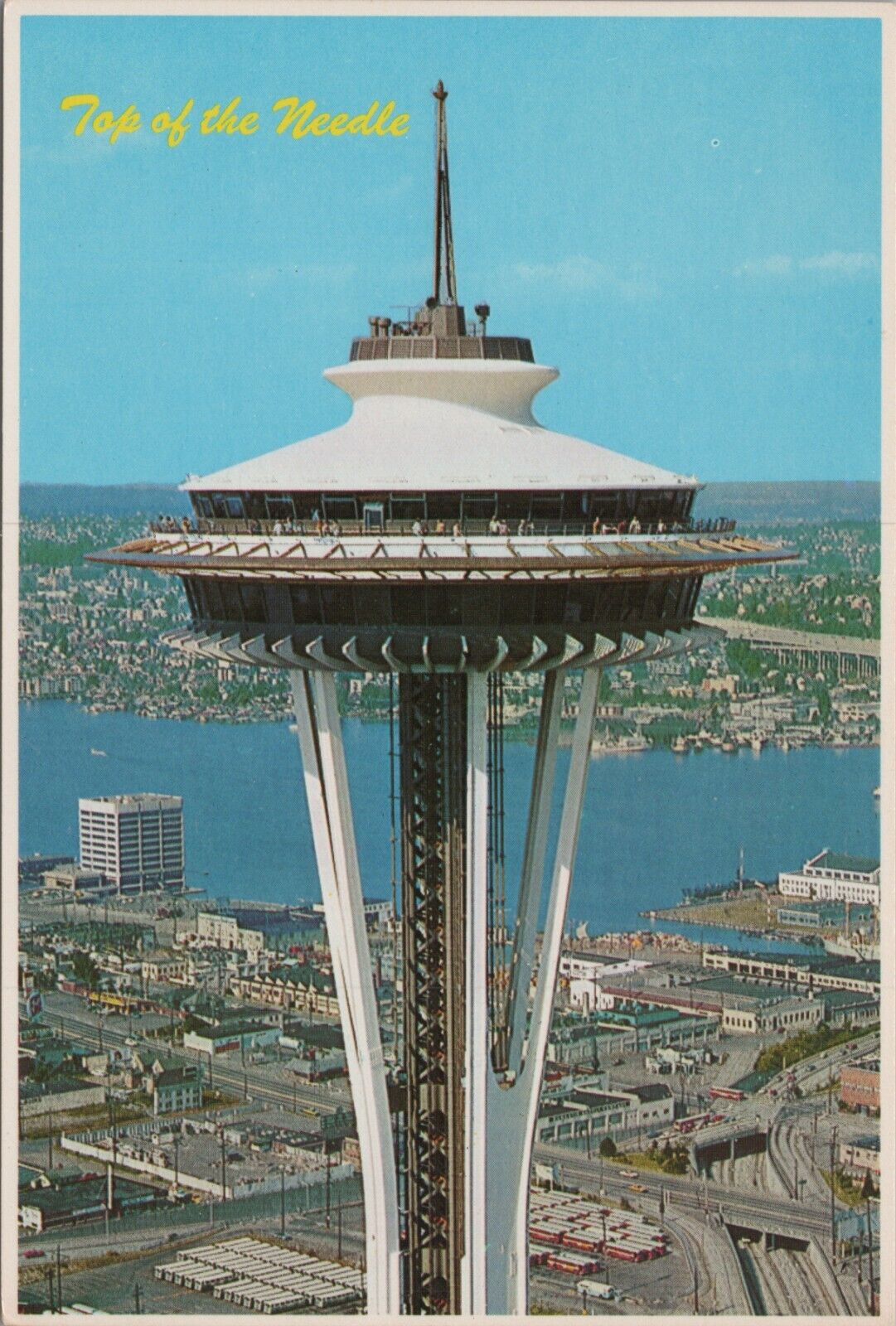 Seattle Space Needle Top of the Needle Restaurant 4x6 Postcard UNP 7336.5
