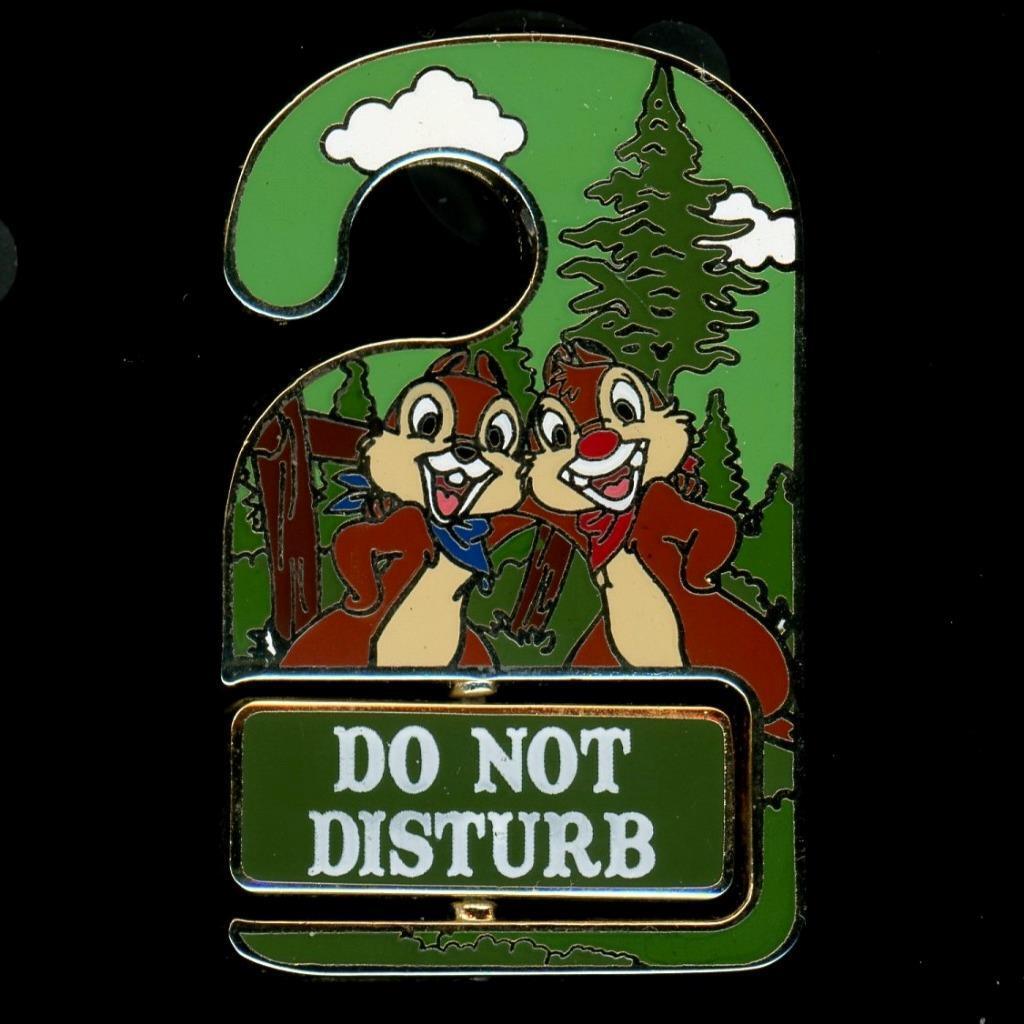DLR Disneyland Resort Do Not Disturb Grand Californian Hotel & Spa LE Disney Pin