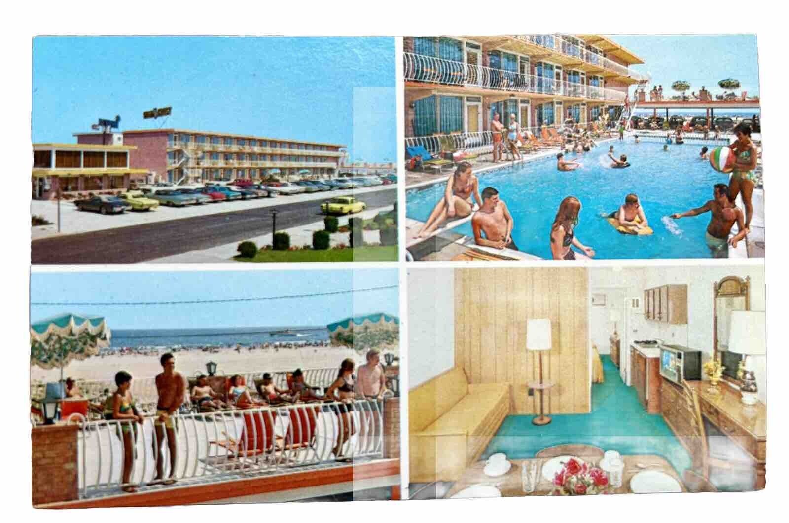 Gold Crest Resort Motel Vintage Wildwood Crest New Jersey NJ Vintage Postcard