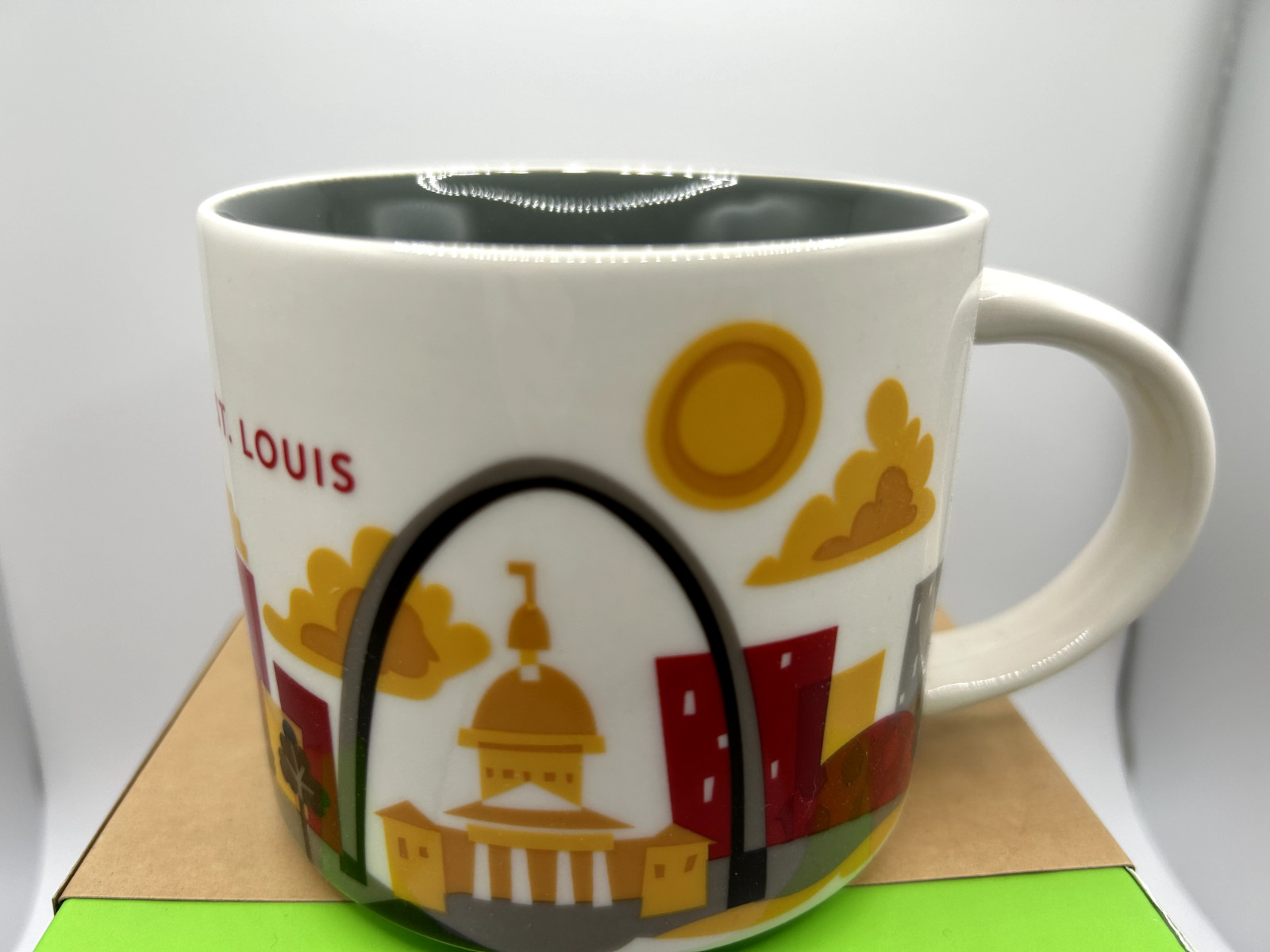 ST. Louis Starbucks You Are Here Collection Multicolor 14 Ounce Mug