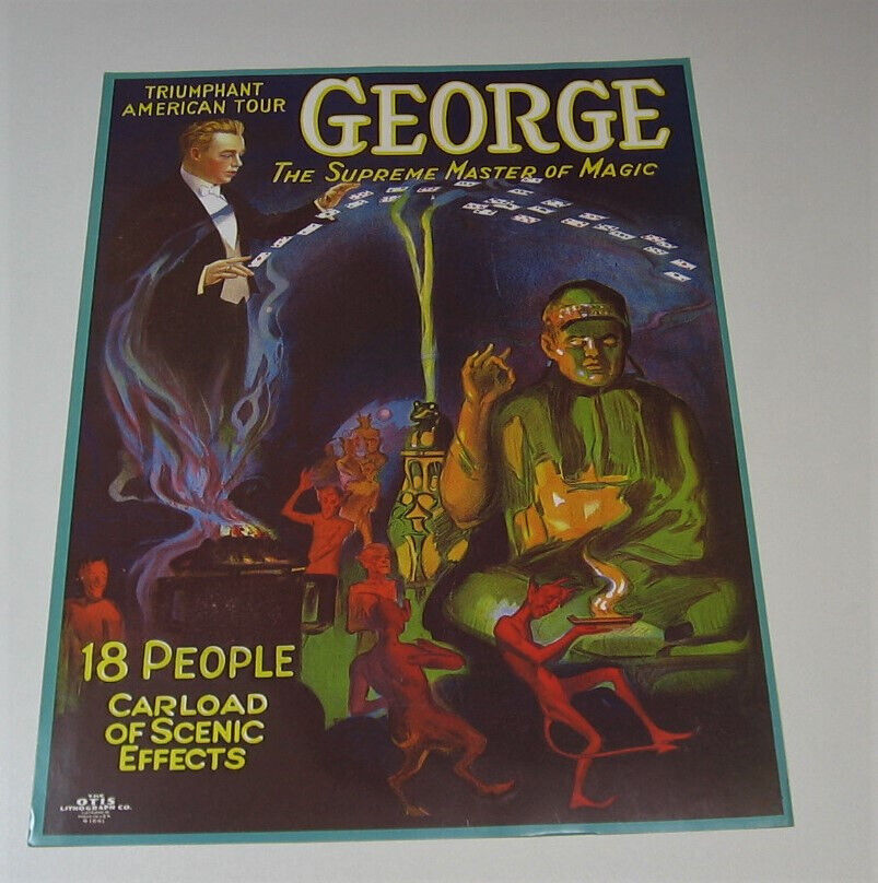GEORGE THE SUPREME MASTER OF MAGIC PRINT