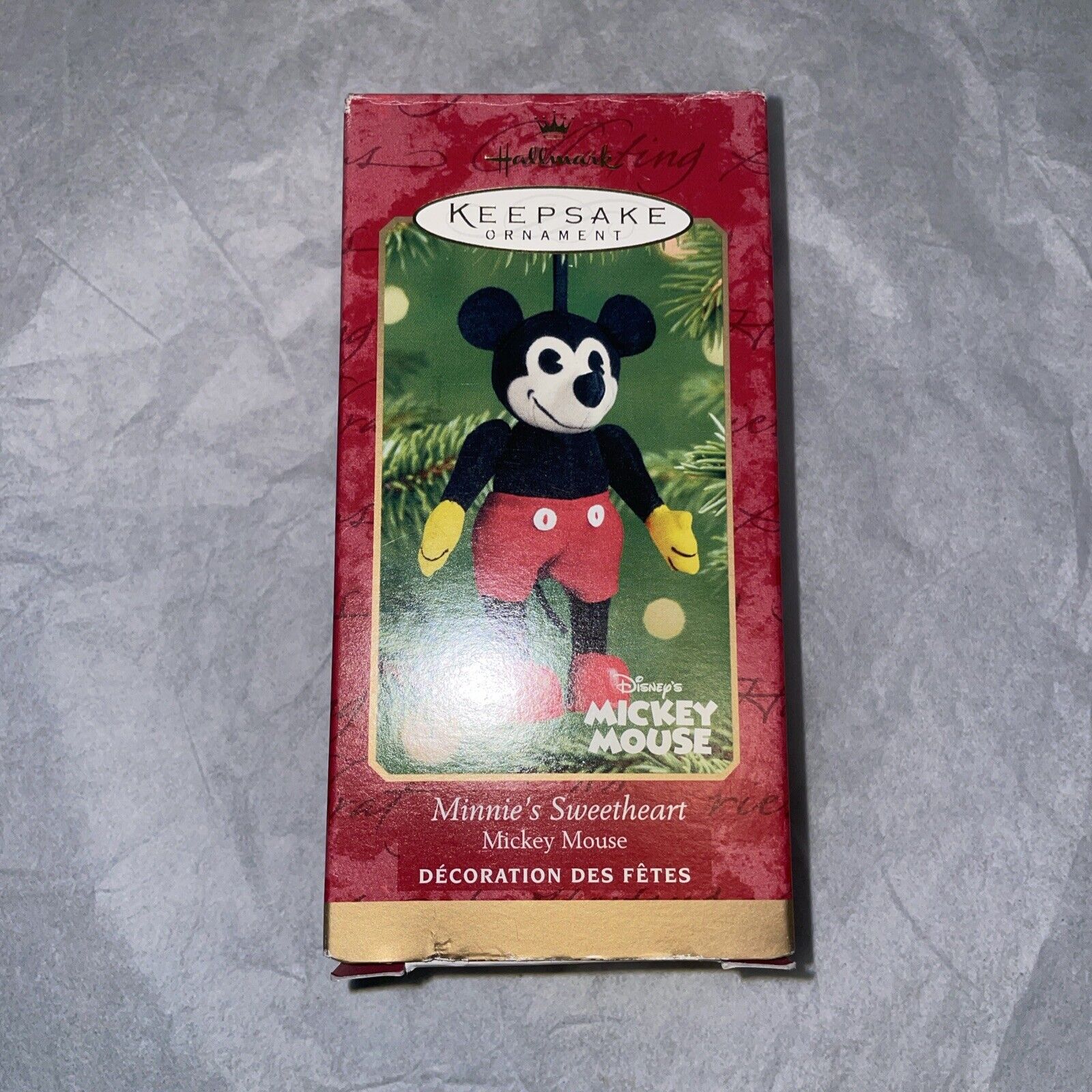 Hallmark Keepsake Ornament Minnie\'s Sweetheart Mickey Mouse Disney 2001