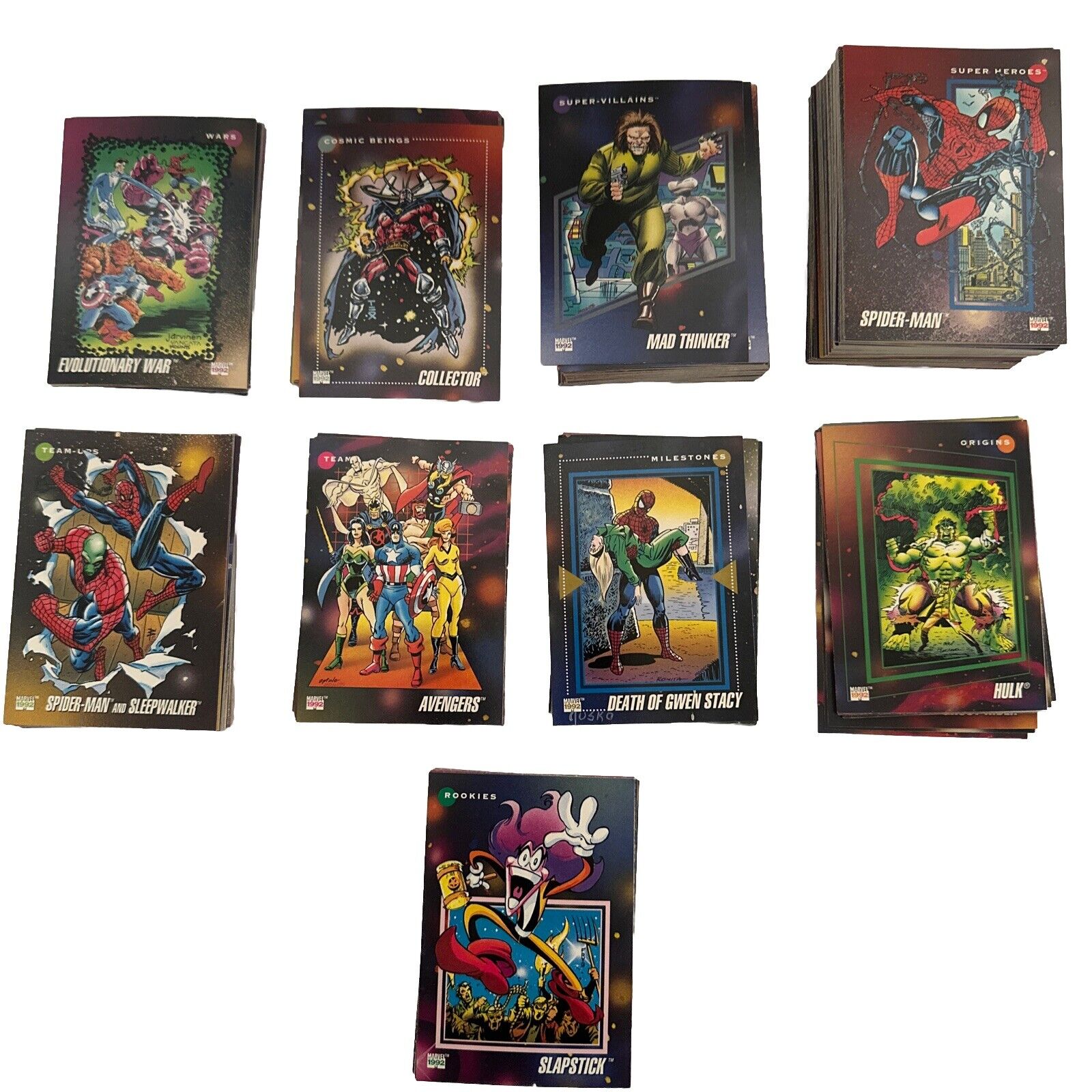 Huge Lot Of 240 -Marvel Cards 1992 , Read Description. ~17