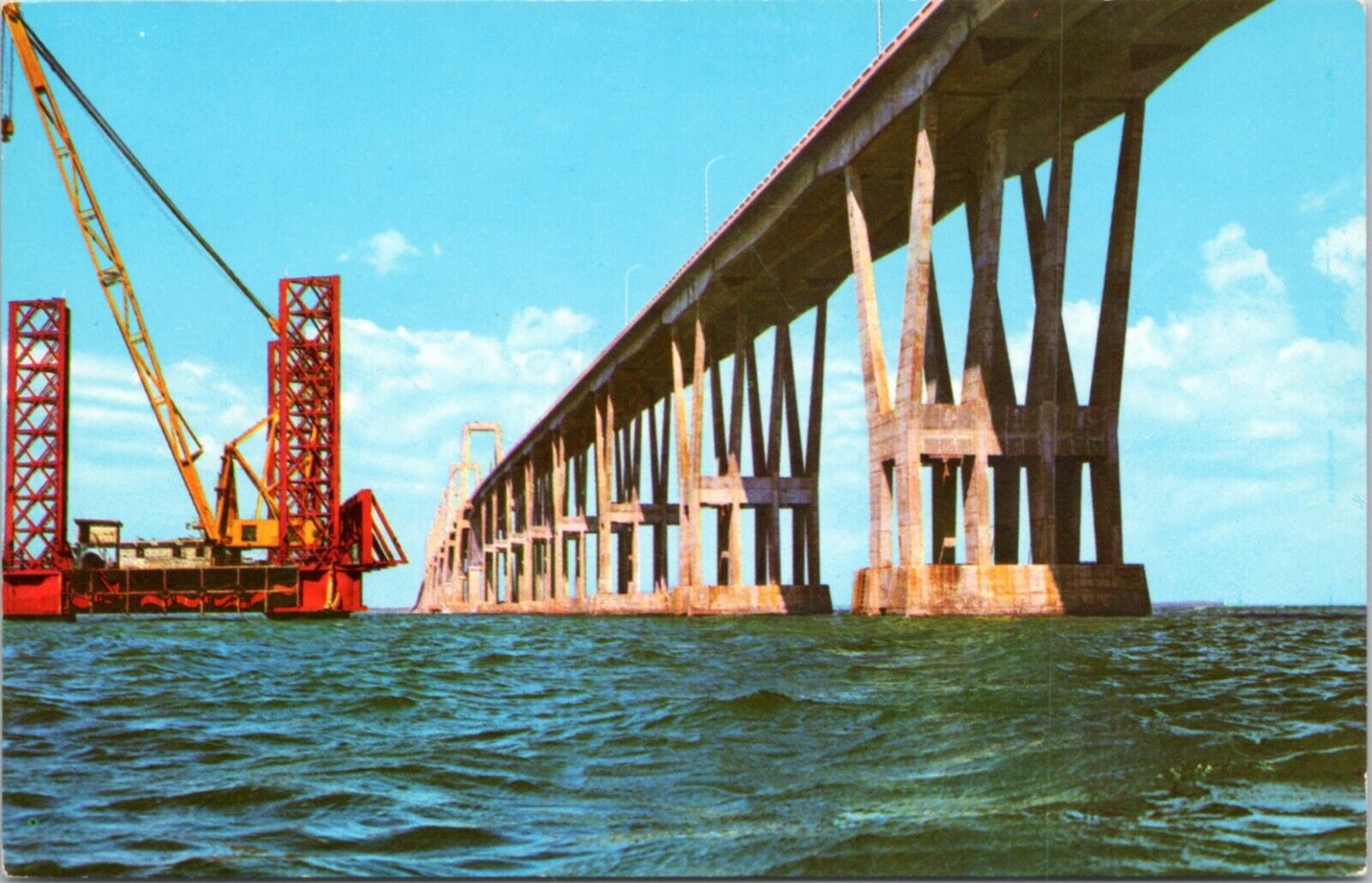 postcard - Bridge over Lake Maracaibo , Venezuela 