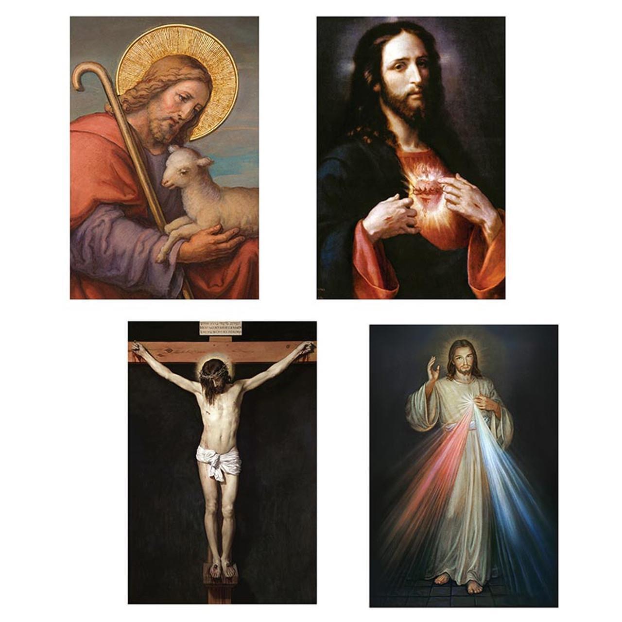 Christ Images Note Card Assortment Set (4 Asst) - Pack of 4 Boxes