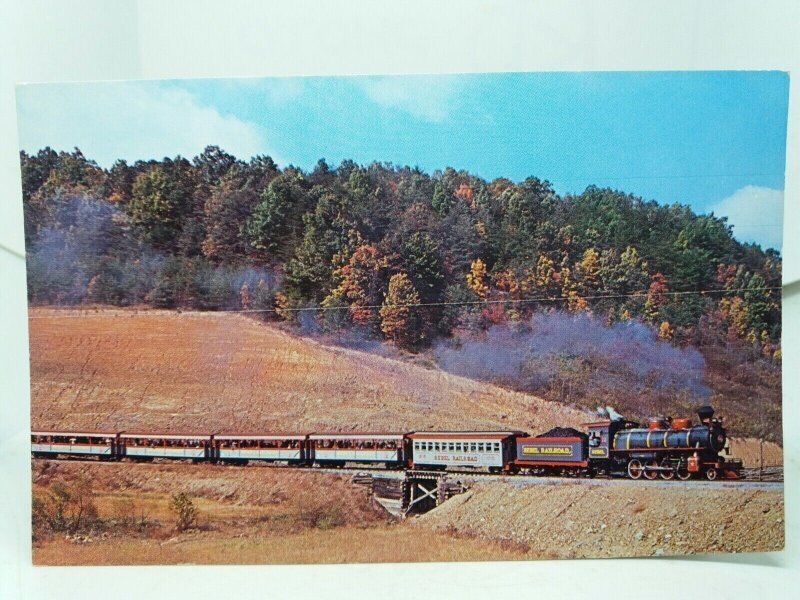 Rebel Railroad Nr Gatlinburg Rebeltown Pigeon Forge Tennessee Old Photo