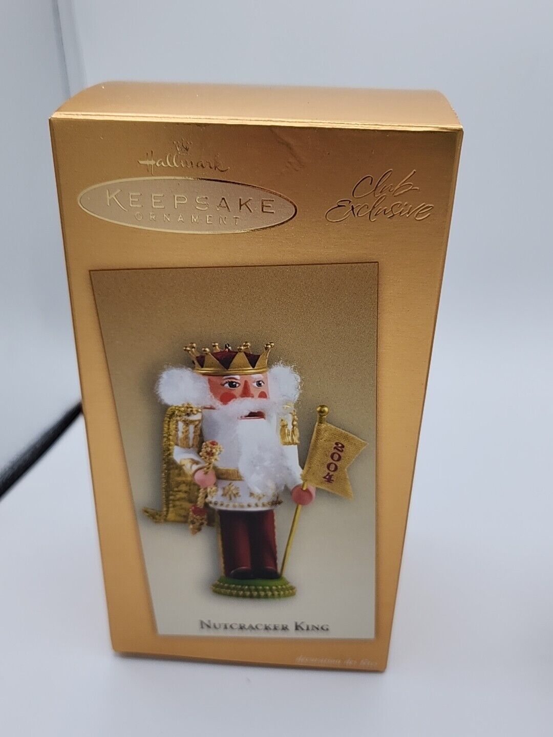 Hallmark Christmas Ornament Nutcracker King 2004 Royal ~ Club Exclusive ~ New