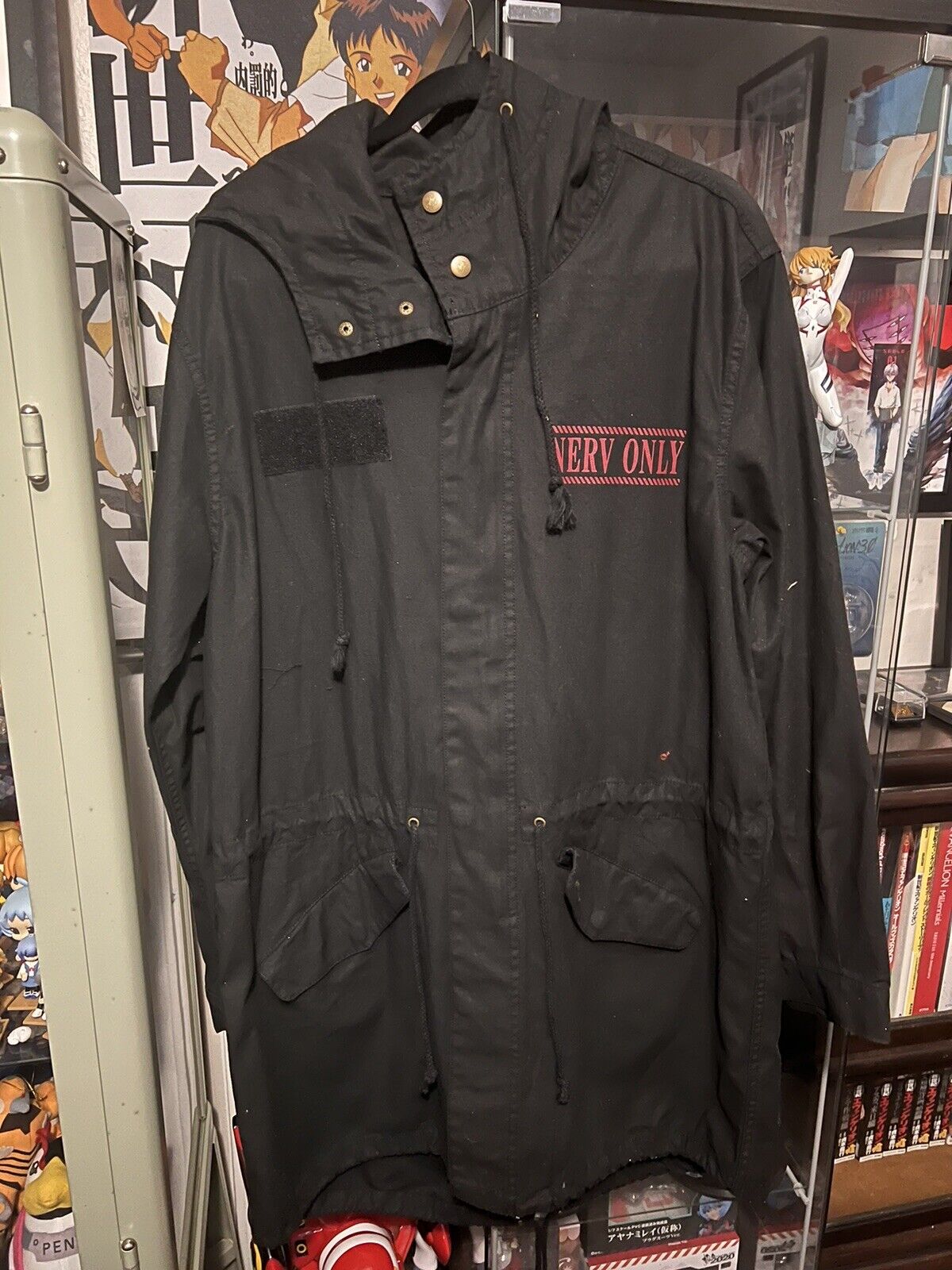 EVANGELION Nerv M-51 Jacket BLACK XL size COSPA from Japan NEW Limited Rare