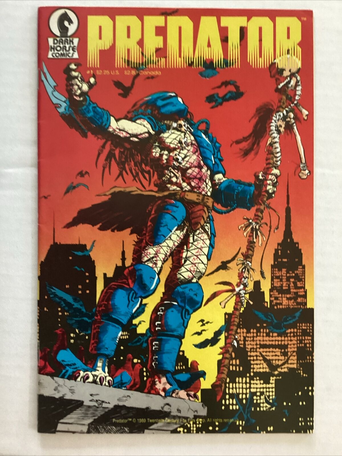 Predator #1 VF 2nd Print - Dark Horse Comics 1989