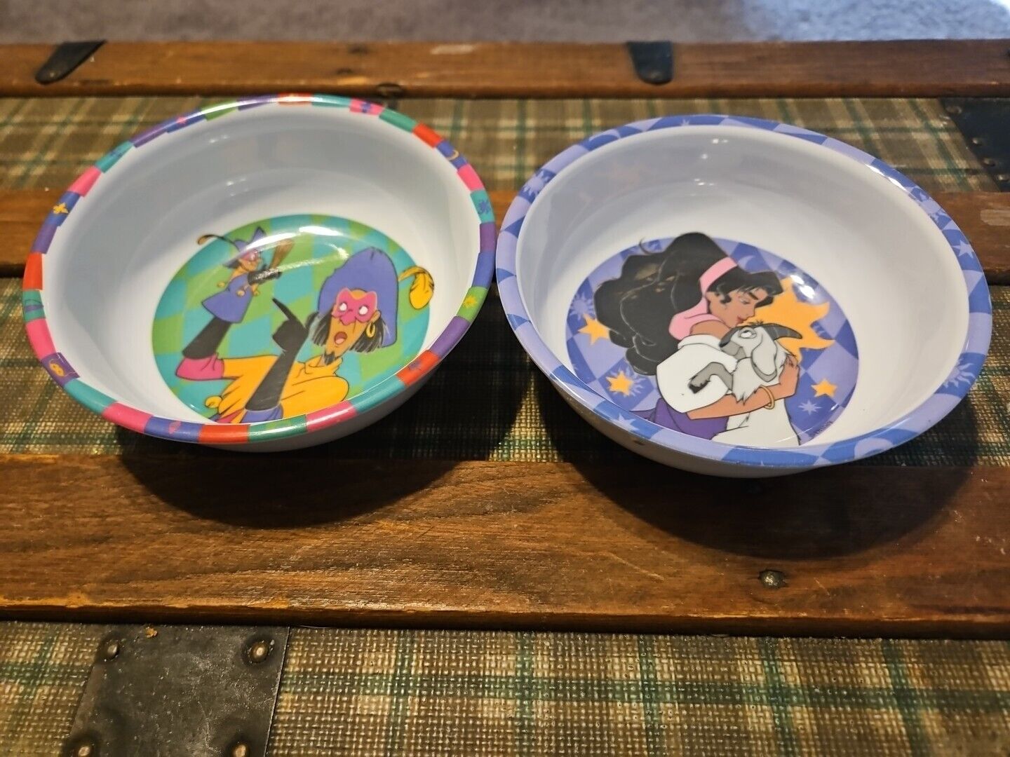 Vintage Zak Designs Child\'s Bowl Set of 2 Disney Hunchback of Notre Dame