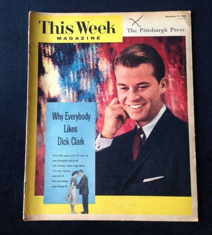 THIS WEEK Magazine - November 16, 1958 - Everyone Likes Dick Clark, Ava Gardner