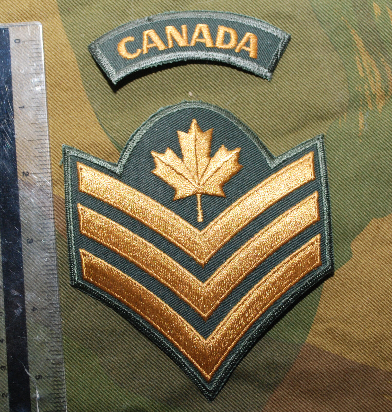 CANADIAN FORCES ARMY GARRISON DRESS SERGEANT SGT RANK BADGE BUY 1 GET 1 FREE