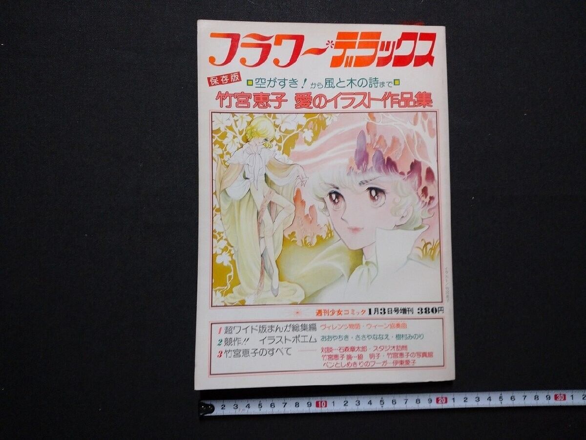Keiko Takemiya Art Book Ai no Illust Sakuhinshu Flowr DX Manga Kaze to Ki no Uta