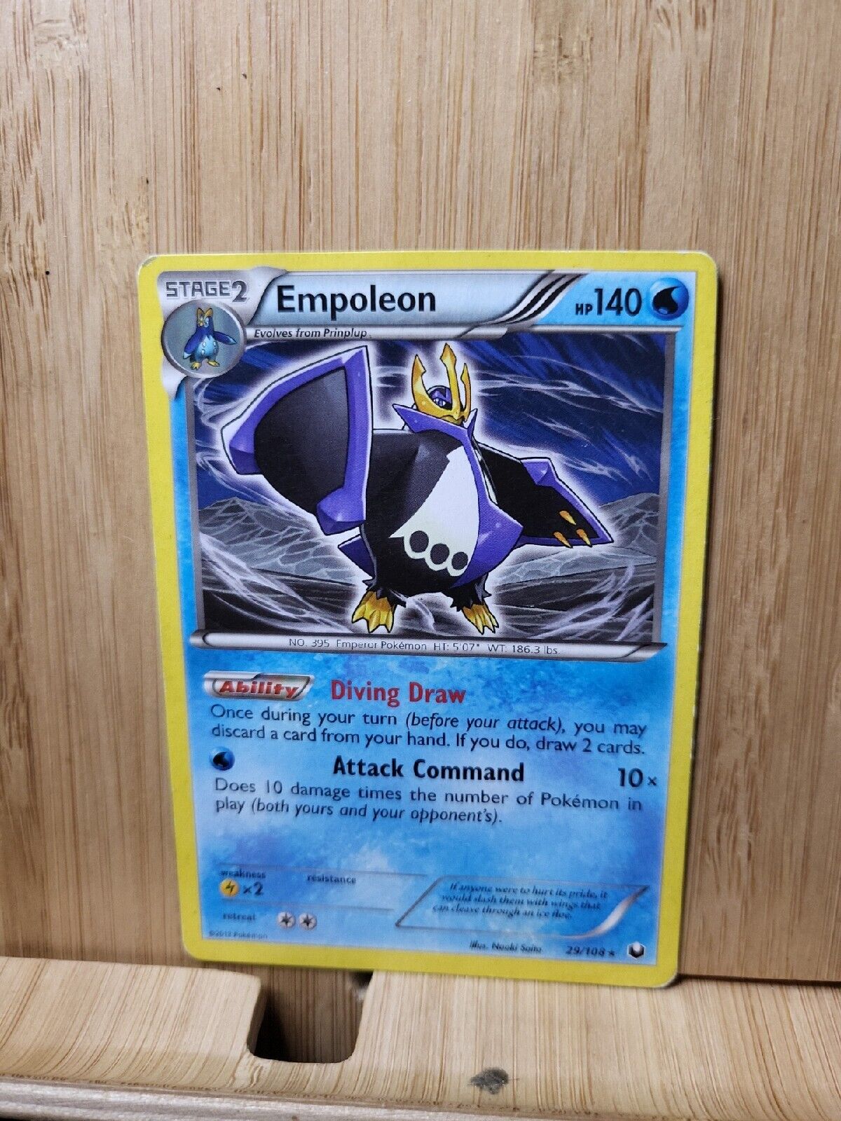 EMPOLEON🏆29/108 Dark Explorers (Genuine) Pokemon Card 🏆
