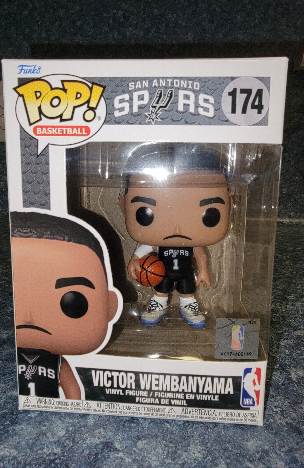 Victor Wembanyama- Funko Pop #174 - NBA San Antonio Spurs