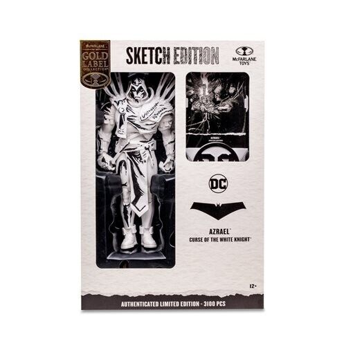 DC Multiverse AZRAEL CURSE OF WHITE KNIGHT Gold Label Sketch Edition McFarlane