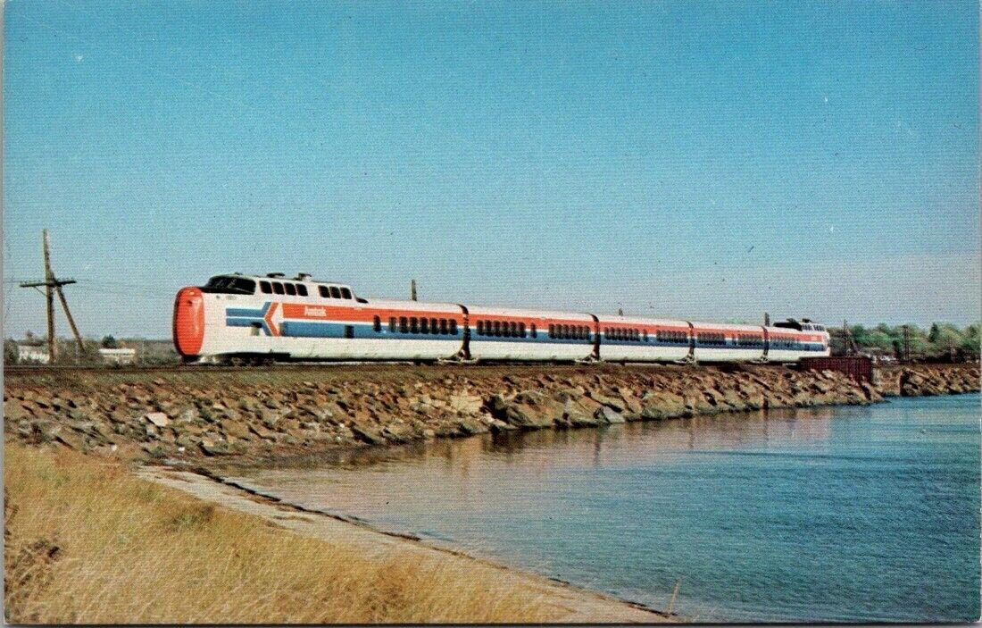 Postcard A 94, Yankee Clipper, November 1974 Stonnington, CTNew Haven Shore Line