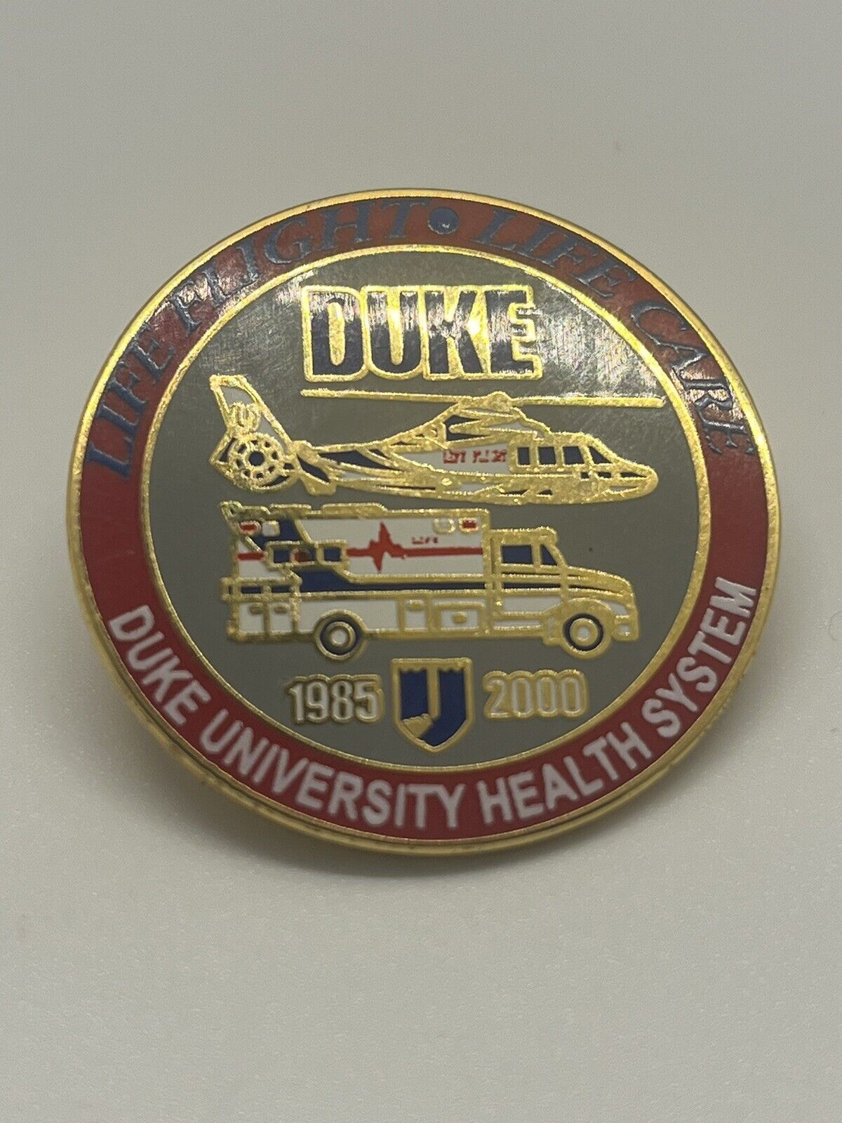 Duke University Life Flight Lapel Pin