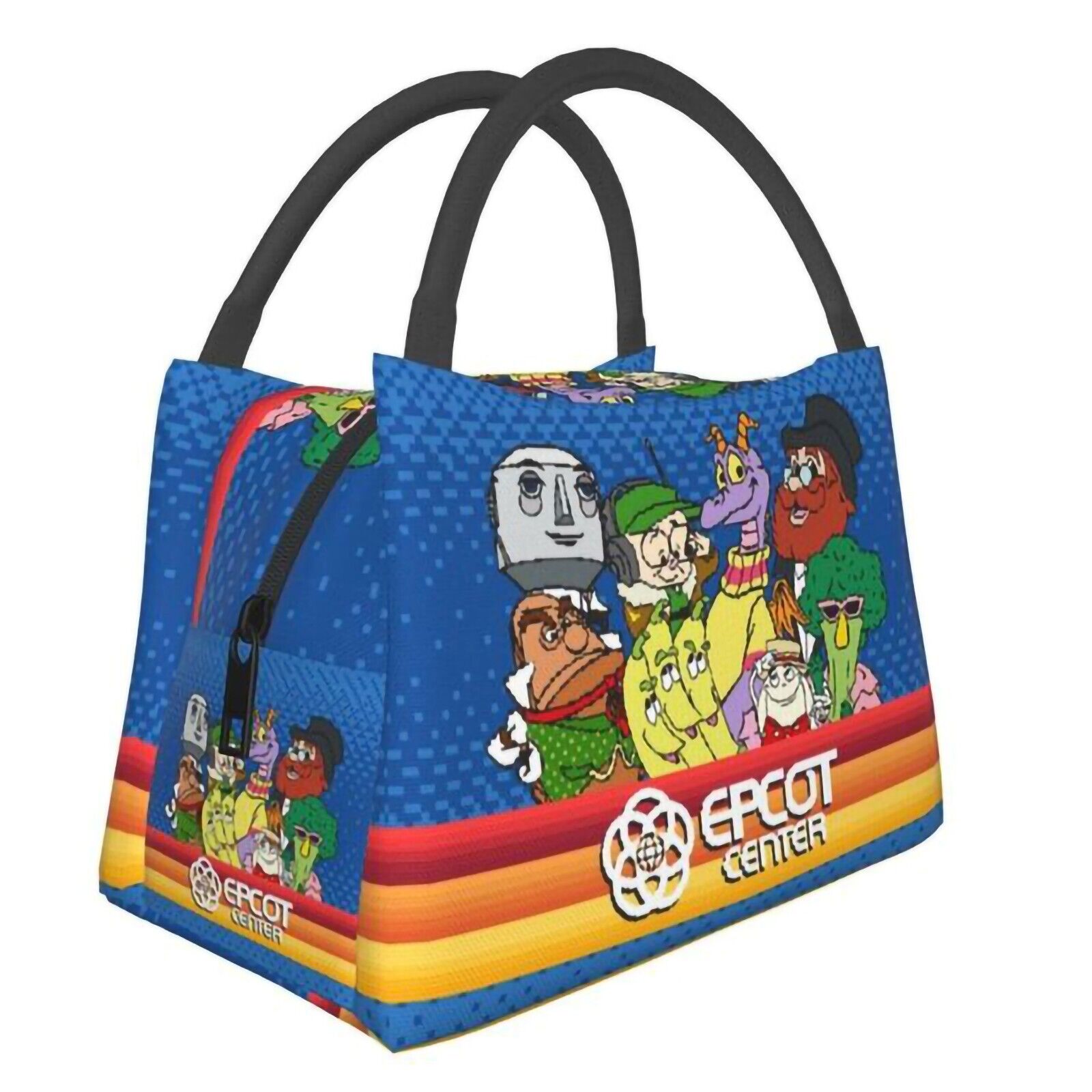 EPCOT Retro Insulated Lunch Bag Figment Dreamfinder Kitchen Kabaret Disney NWOT