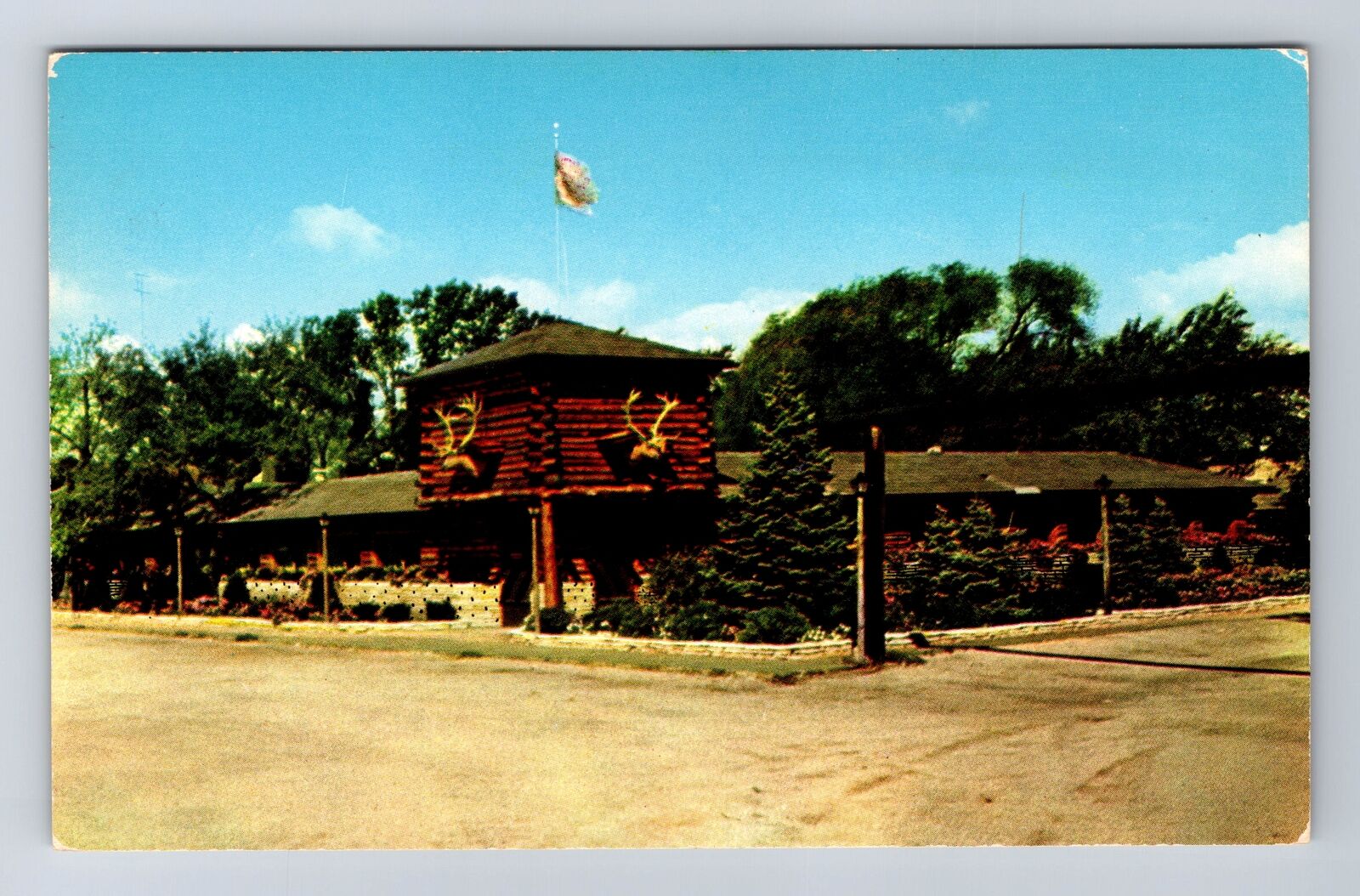 Gurnee IL-Illinois, Rustic Manor Restaurant, Cocktail Lounge, Vintage Postcard