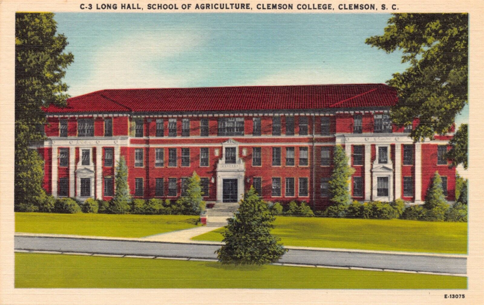 SC~SOUTH CAROLINA~CLEMSON COLLEGE~LONG HALL~SCHOOL OF AGRICULTURE~C.1942