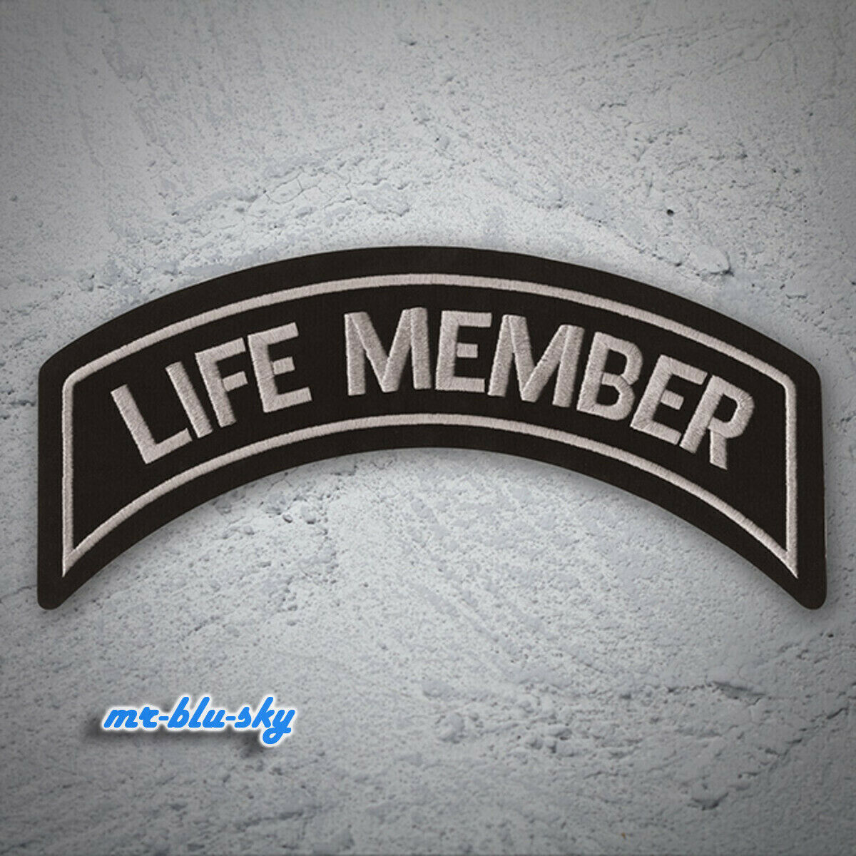Large Life Member Silver Patch ~ Harley Davidson Owners Group HOG