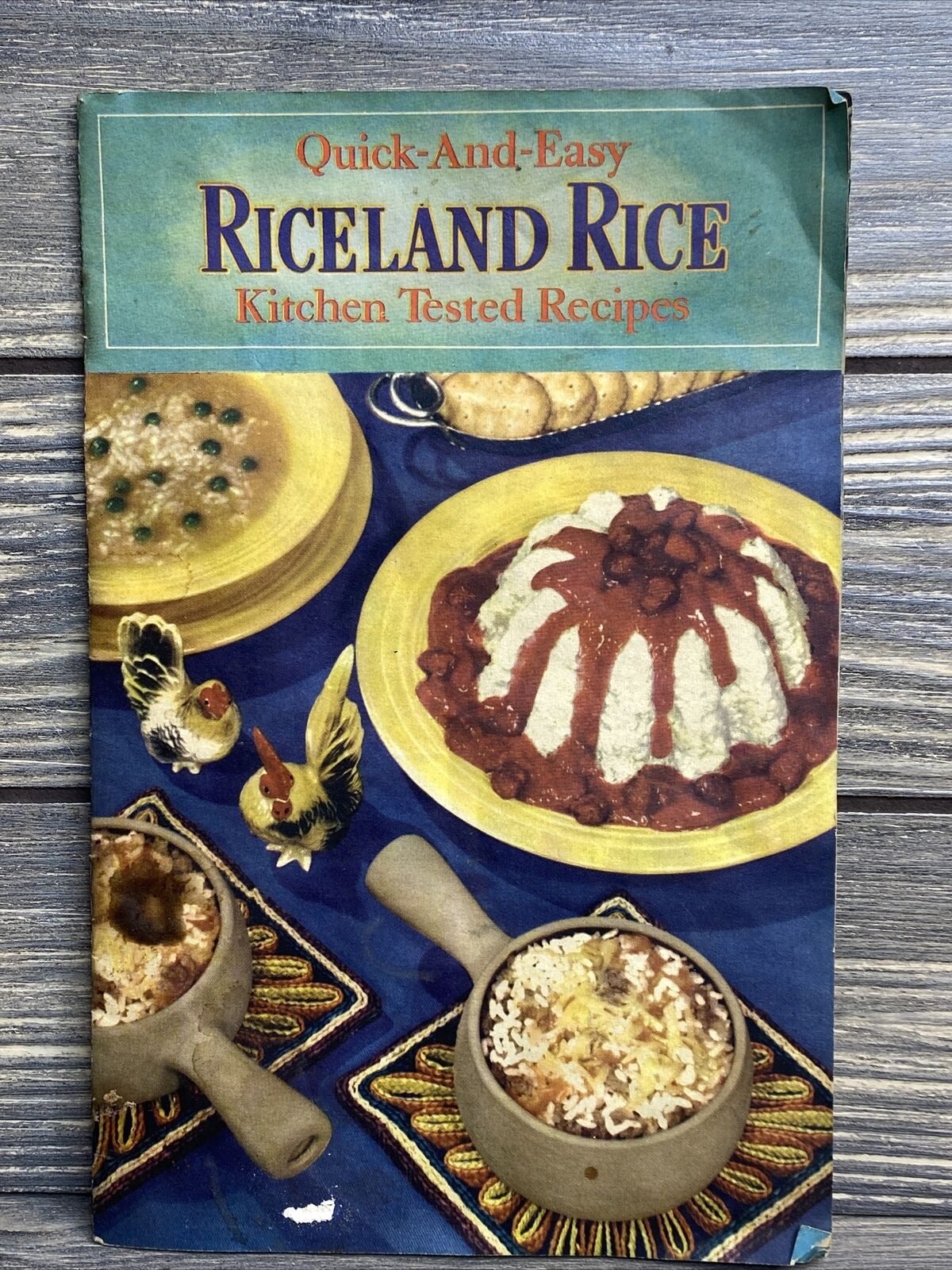 Vintage Riceland Rice Quick and Easy Kitchen Tested Recipes Cookbook