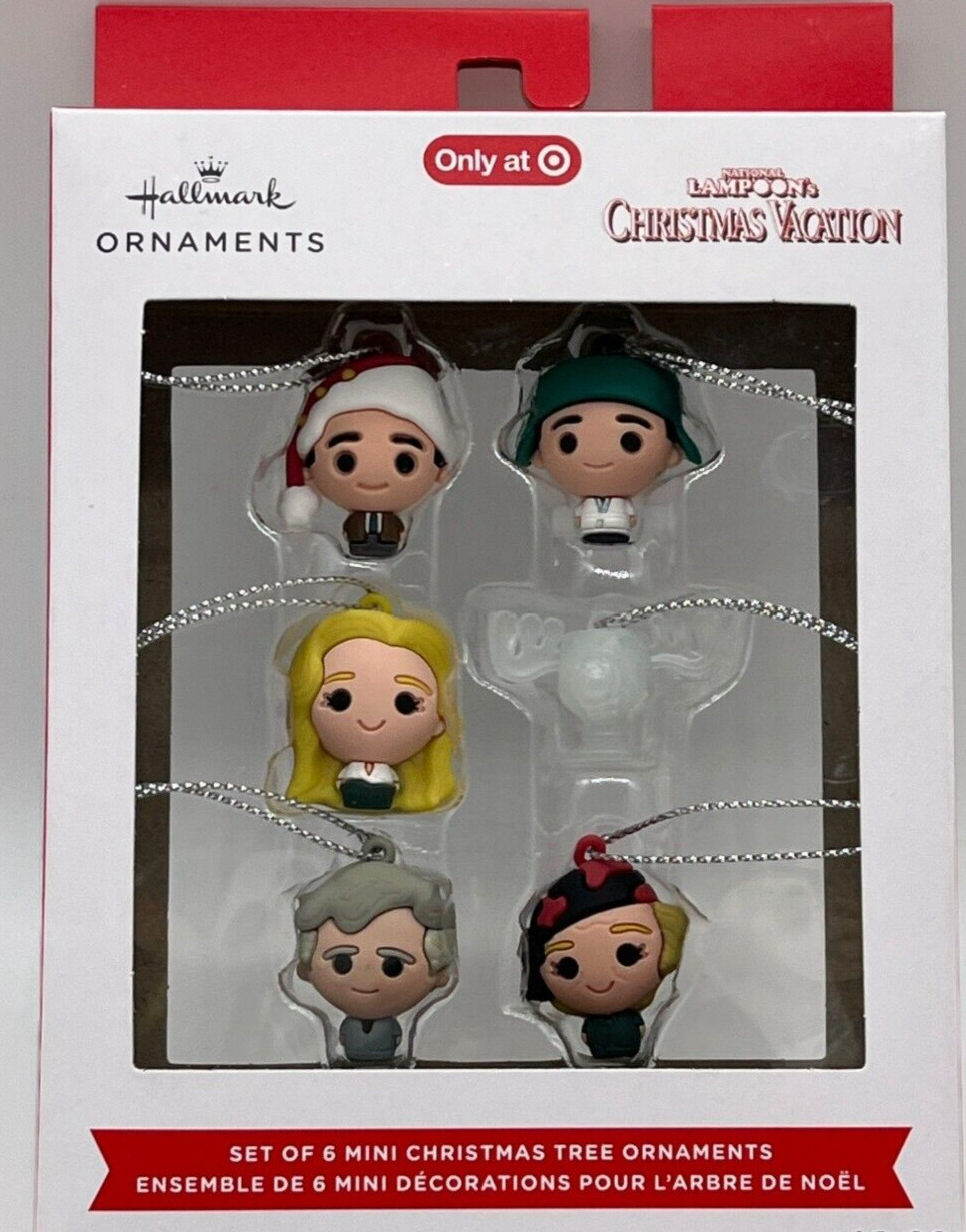 Christmas Vacation Mini Ornament Set of 6 Hallmark Target Exclusive 2023