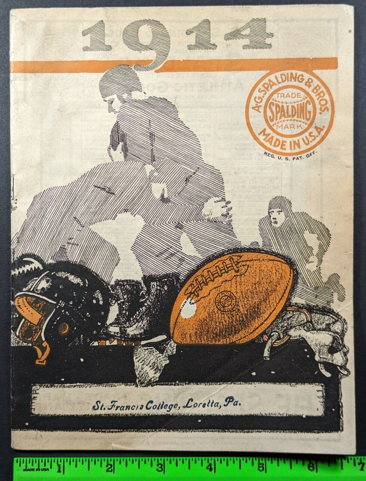 Vintage 1914 St Francis College Loretta PA Spalding Sports Catalog