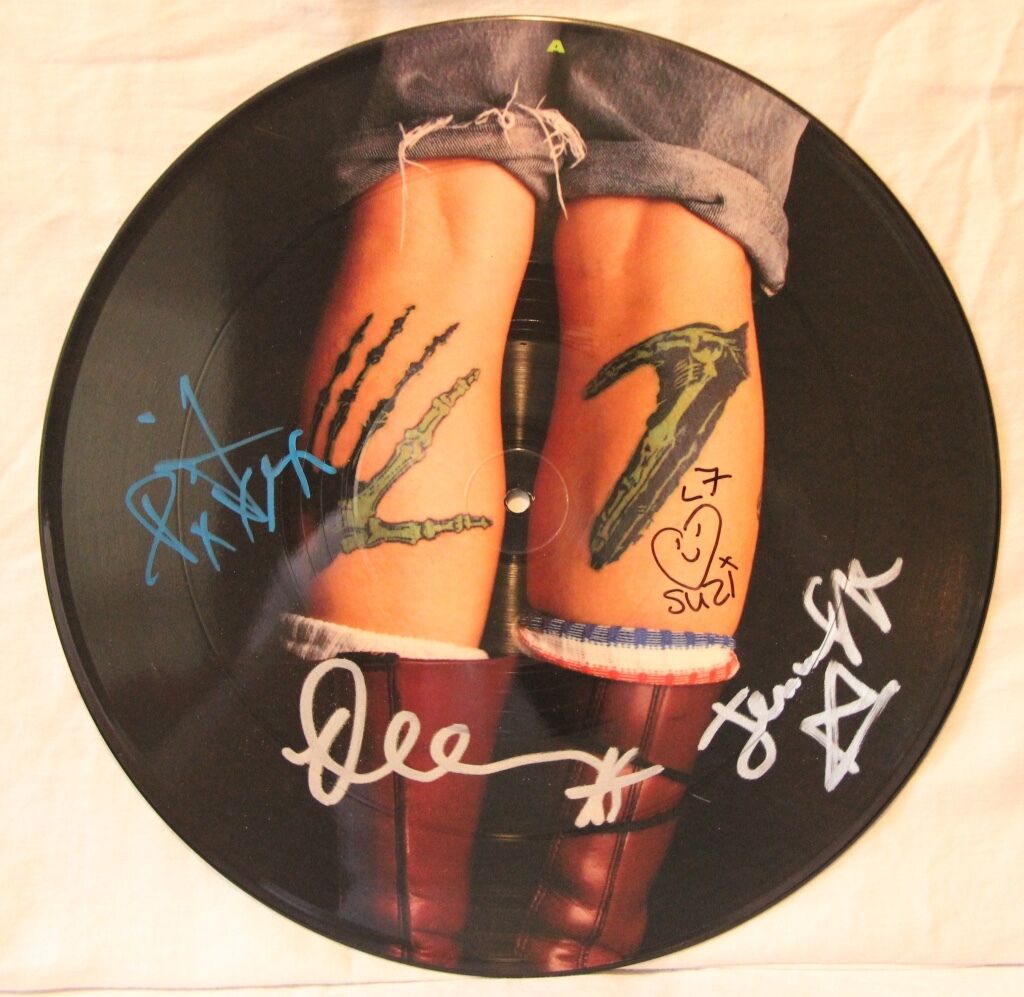 L7 Donita Sparks +3 Signed Autograph “Pretend We’re Dead” Picture Disc Album JSA