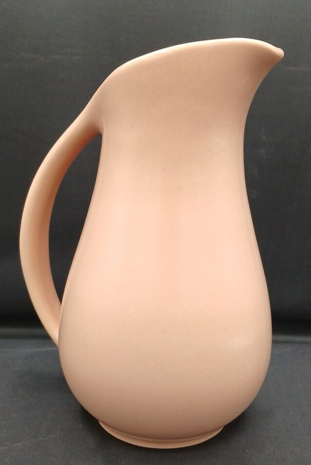 Vintage Franciscan Ware Pitcher Salmon Pink Rare Made in California USA