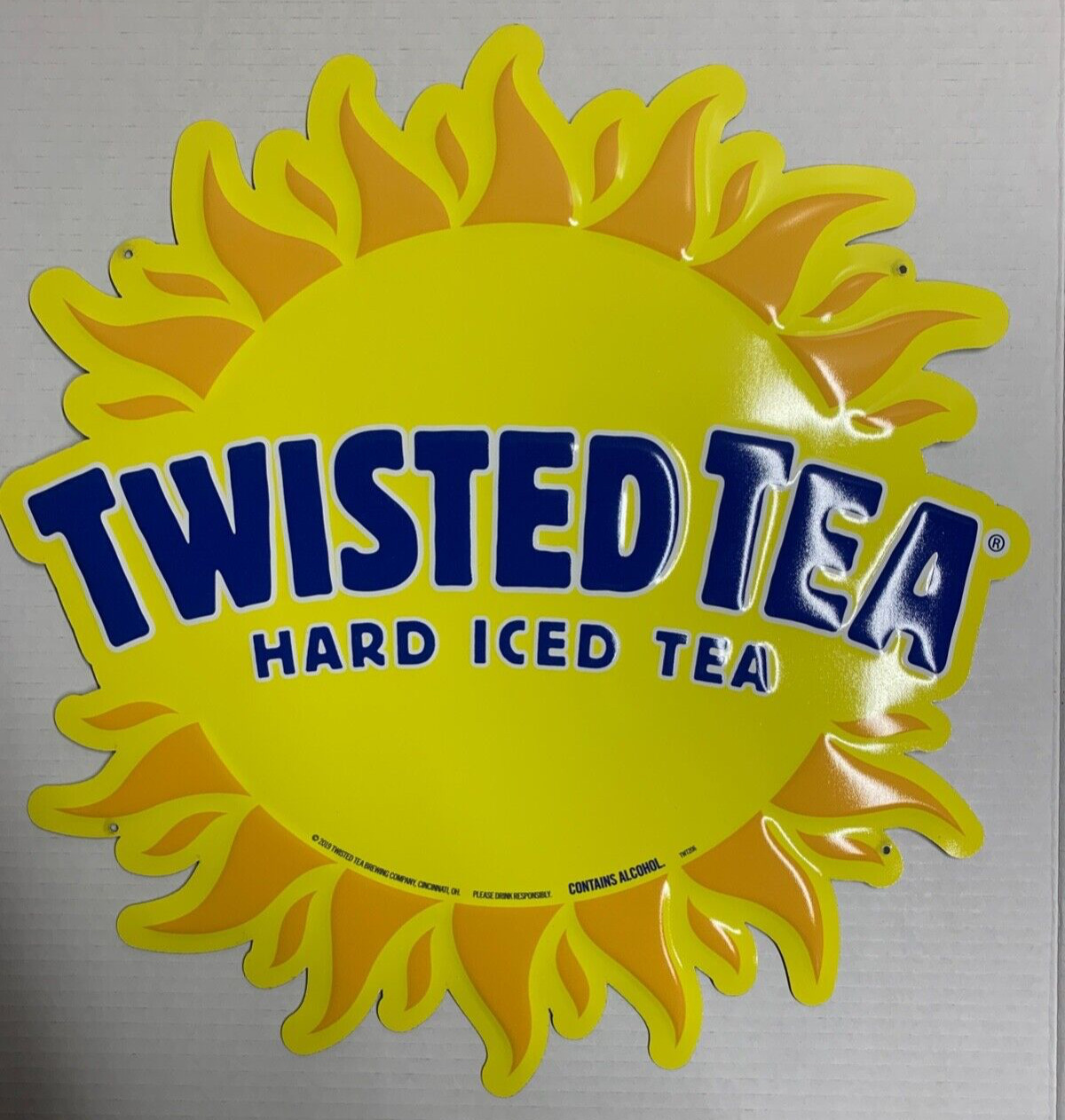 Twisted Tea Sun Metal Tacker Sign 18\