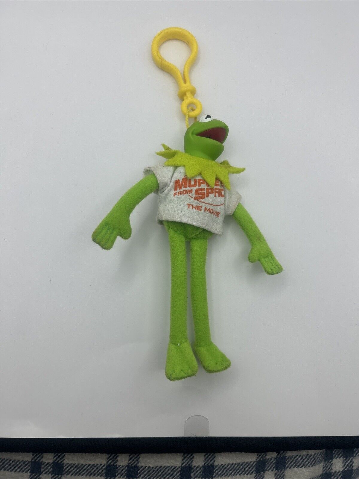 Kermit The Frog Keychain Plush Vintage Wendy’s 1999 Muppets From Space The Movie