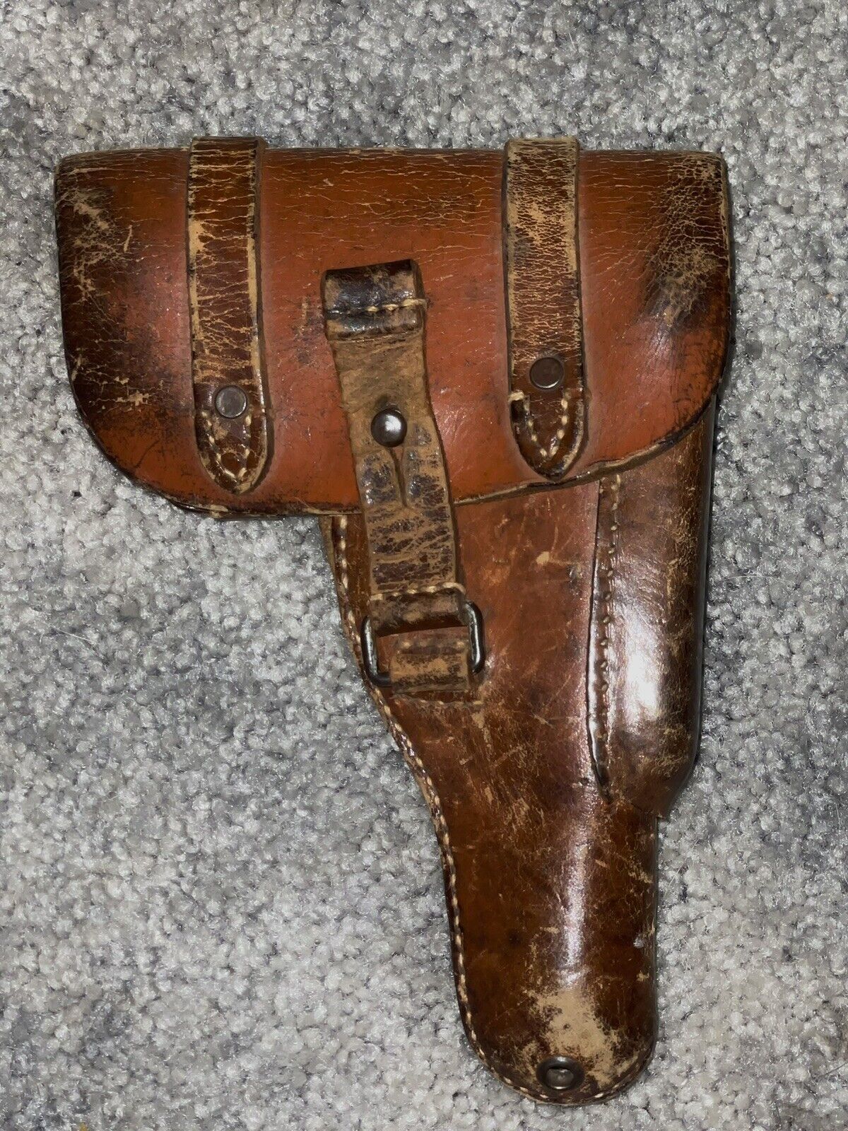 Authentic German Leather 1943 Luftwaffe Browning Fn model 1922 Dropping Holster