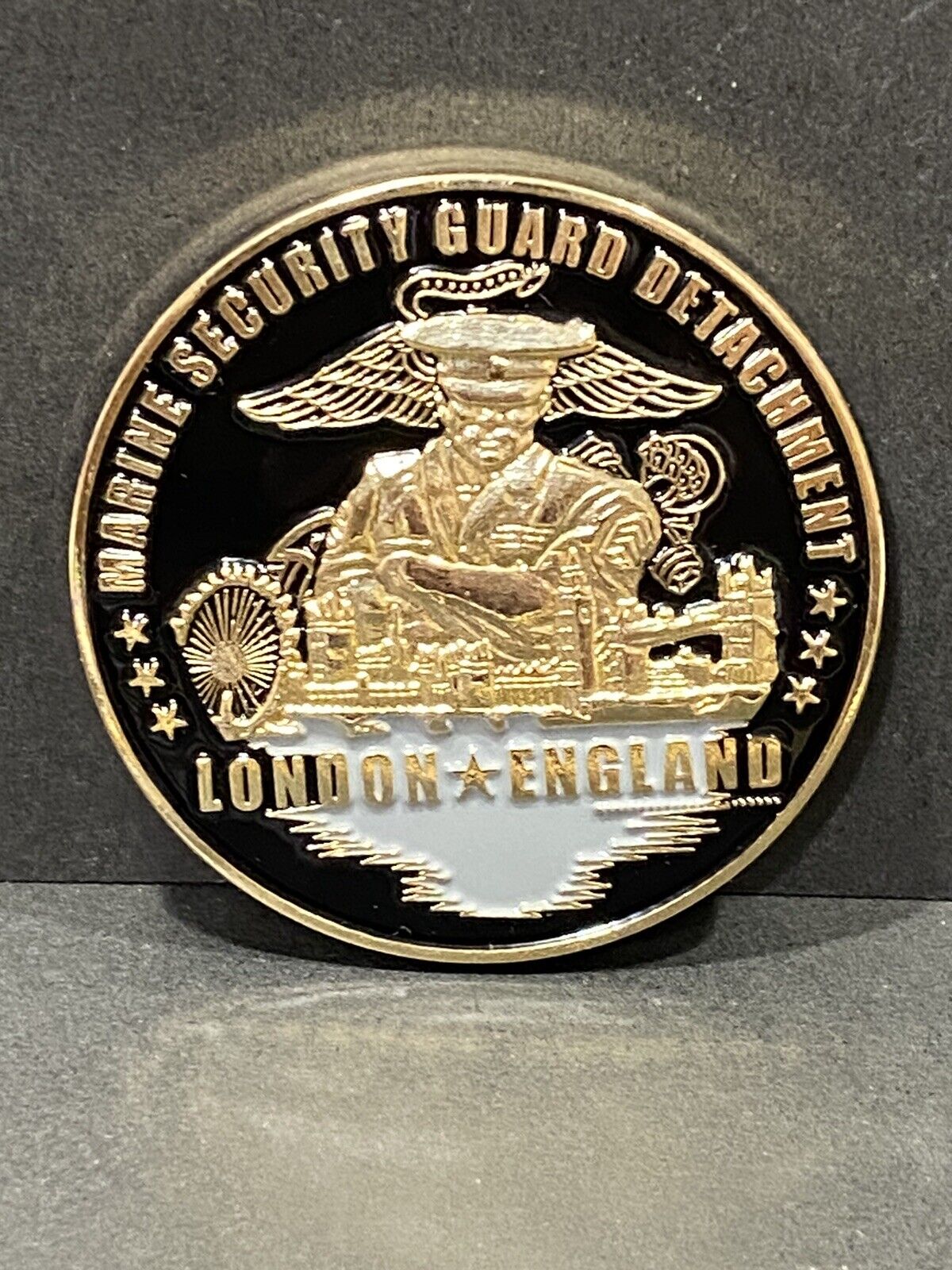 Marine Security Guard Detachment London, England Challenge Coin - 236th Birthday