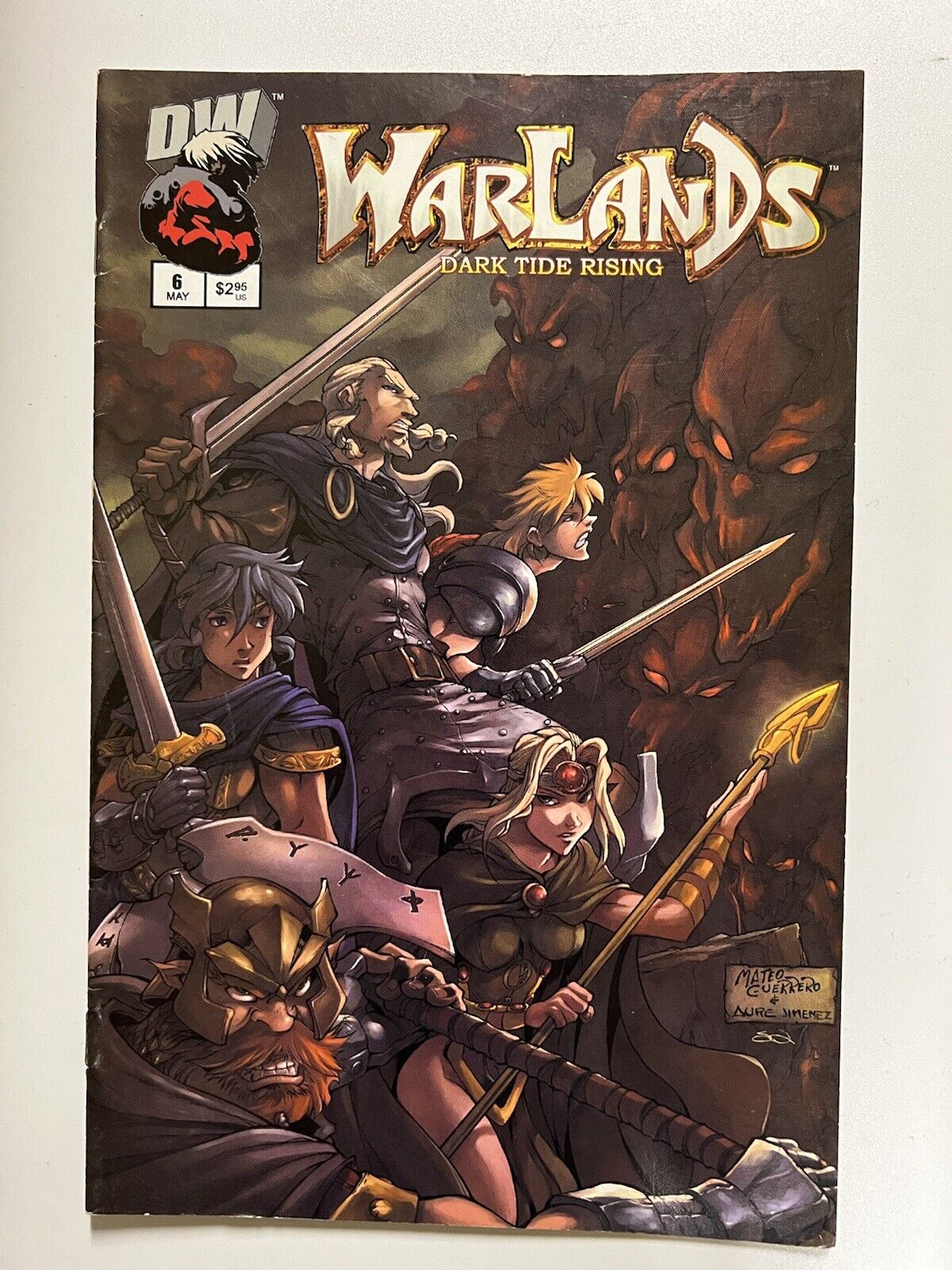 Warlands Dark Tide Rising #6 Volume 3 2003 DreamWave DW Comics Comic NM | Combin