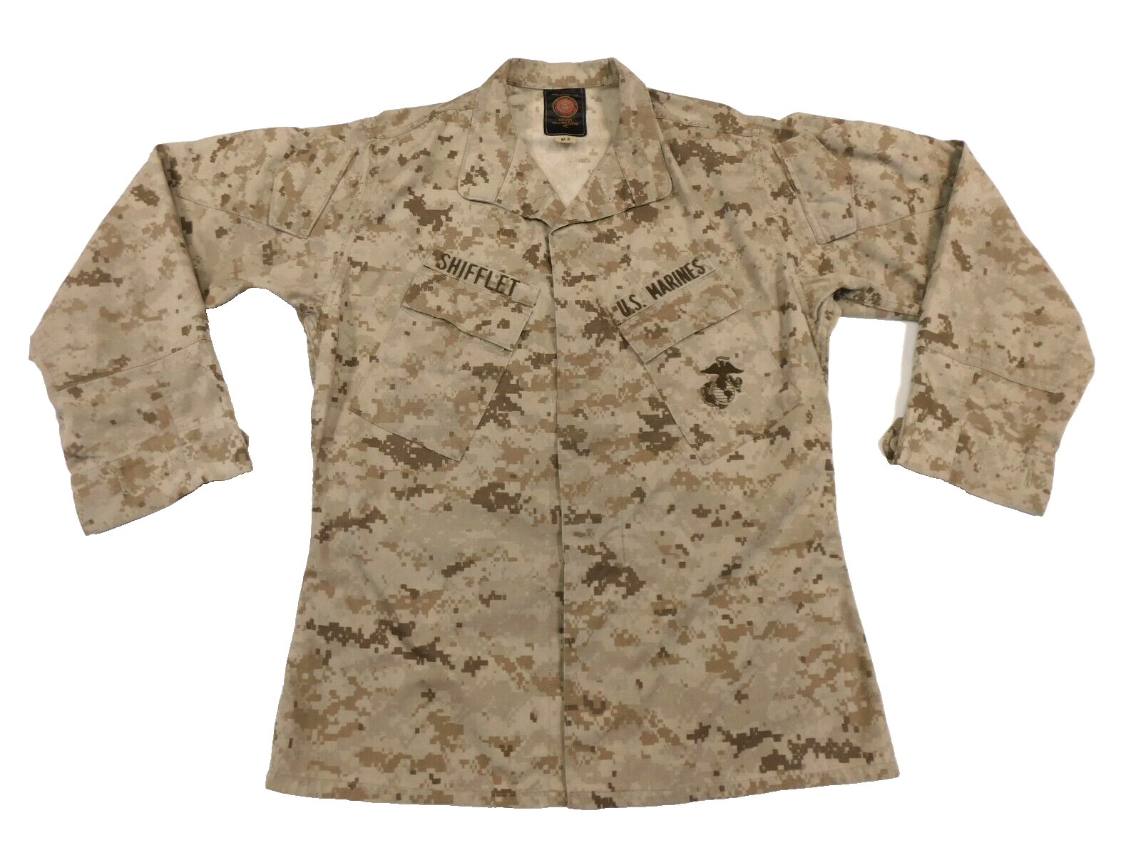 US Marine Desert Marpat Blouse Medium Reg MCCUU Uniform USMC Combat Camouflage