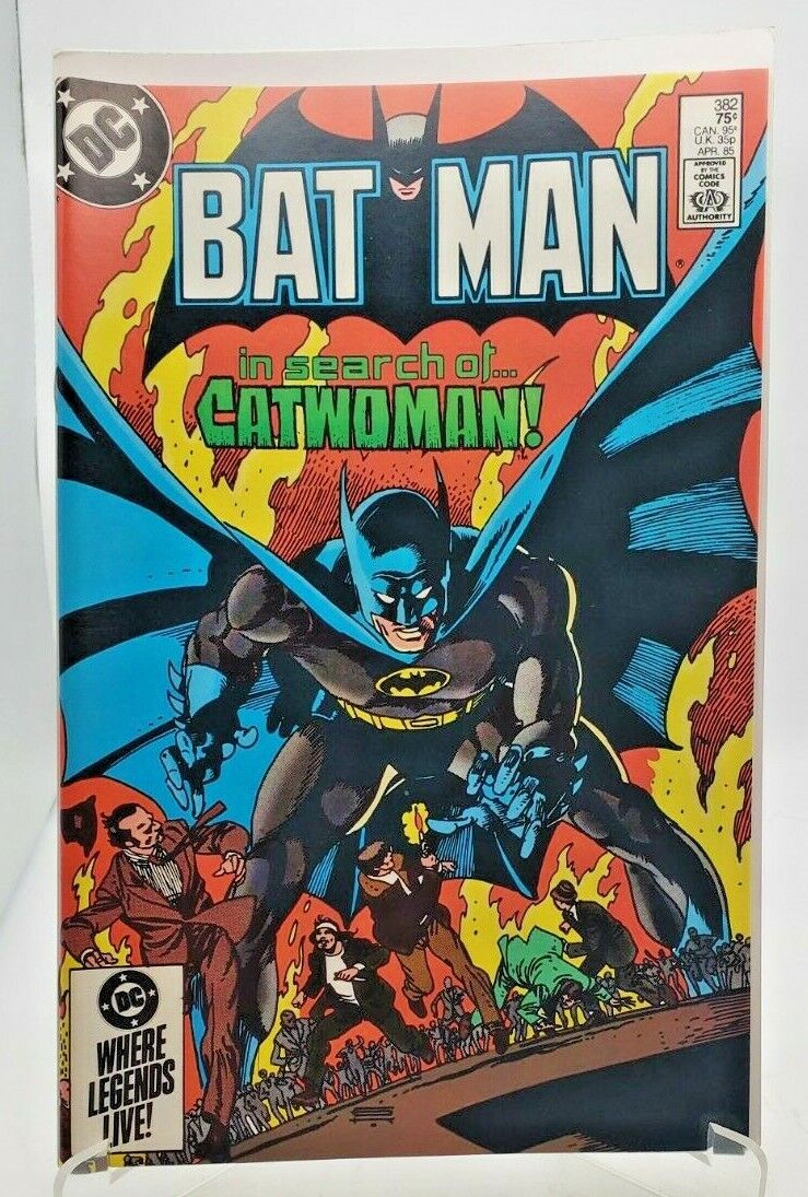 Batman #382 (1984) (In search of Catwoman) Cover B Batman vs. Catwoman  NM-