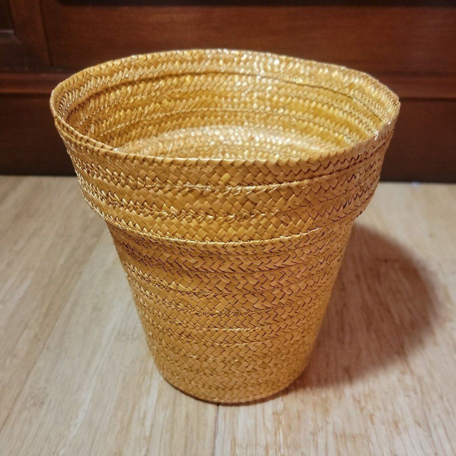Vintage Woven Planter Basket Rosenthal Netter 