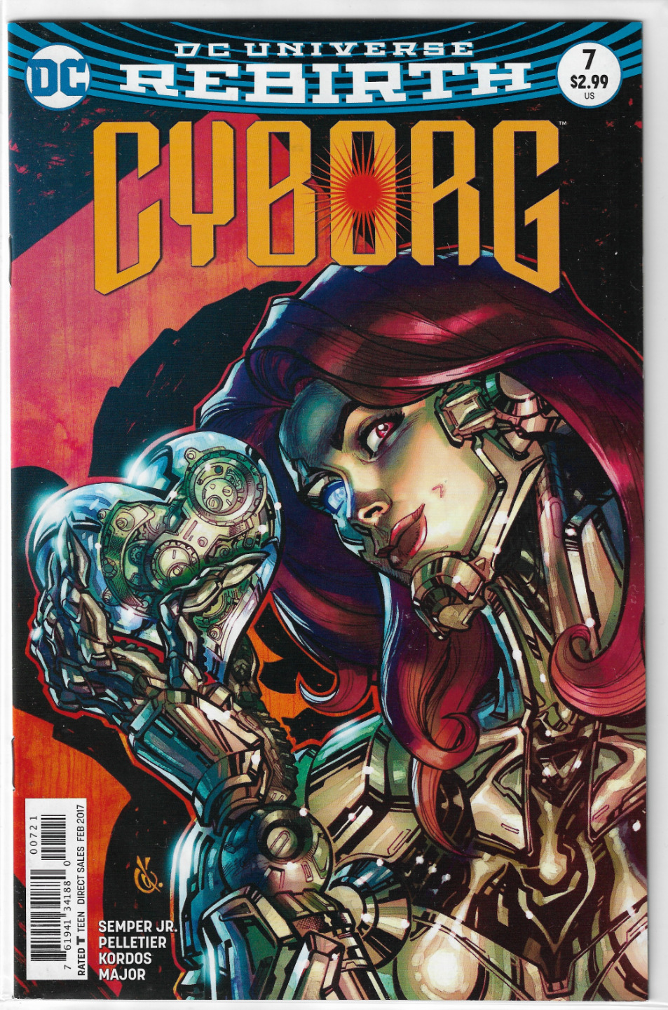 Cyborg (2016) #7 Variant Cover Rebirth DC Comics Justice League