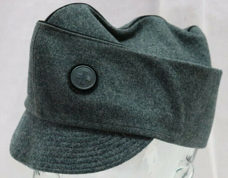 Swiss K31 Army Grey Wool Hat Cold weather size 6 3/4 54cm 21 1/4\