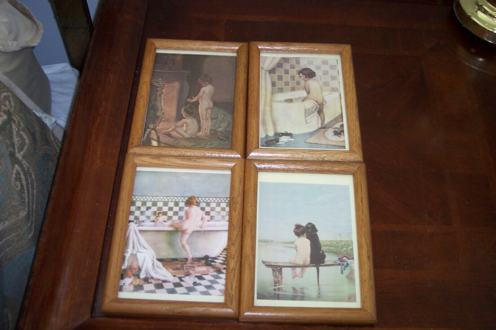 Vintage Collection of 4 LITHO Advertisements 1922, 1890, 1924, 1925