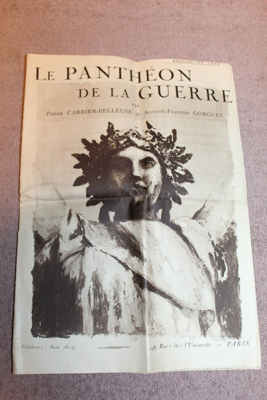 Original WW1 French War Related Newspaper/Magazine, 1918 dated