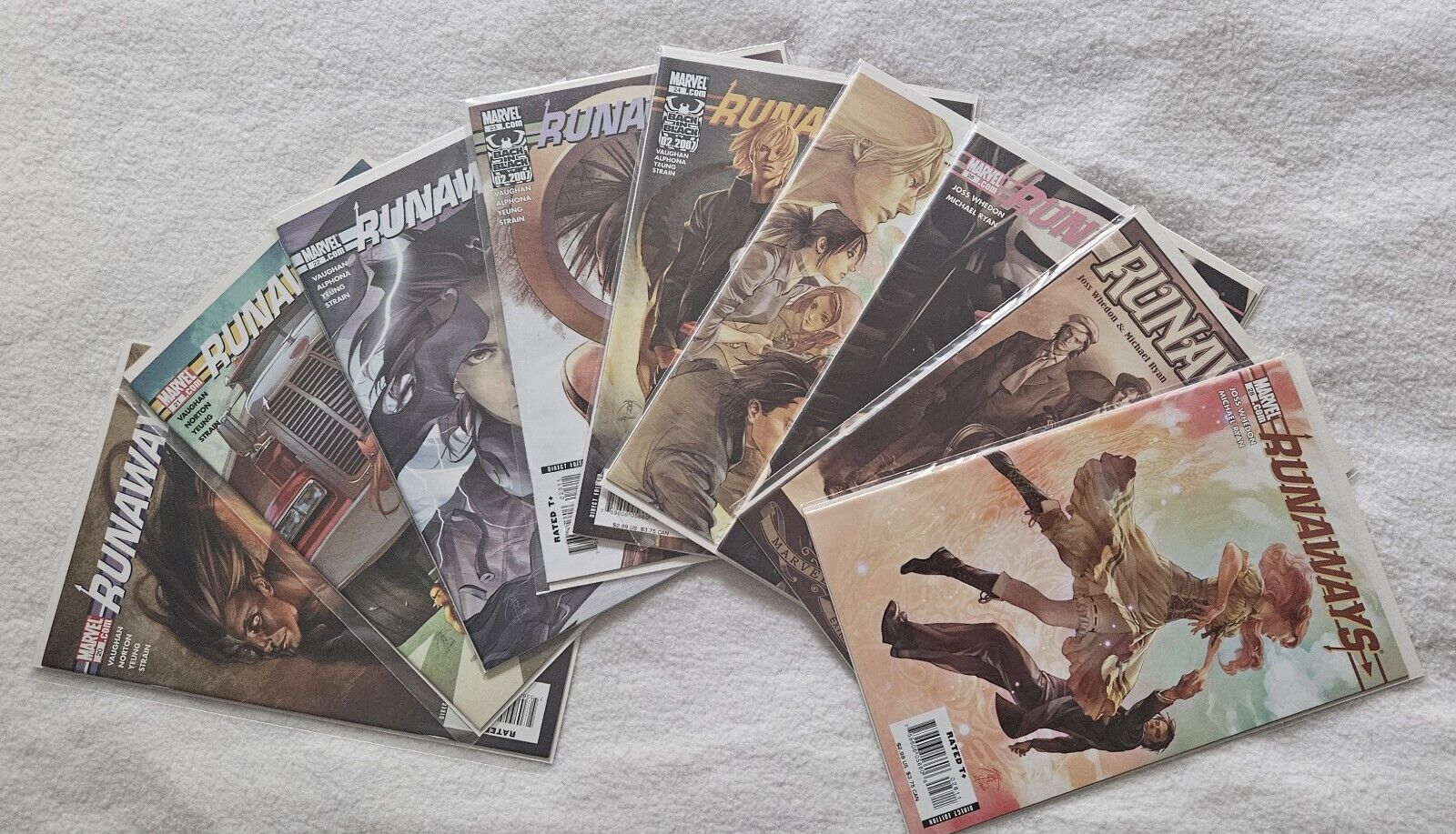 Runaways #20-28 (Lot of 9) Marvel 2007, High Grade, All First Printing 