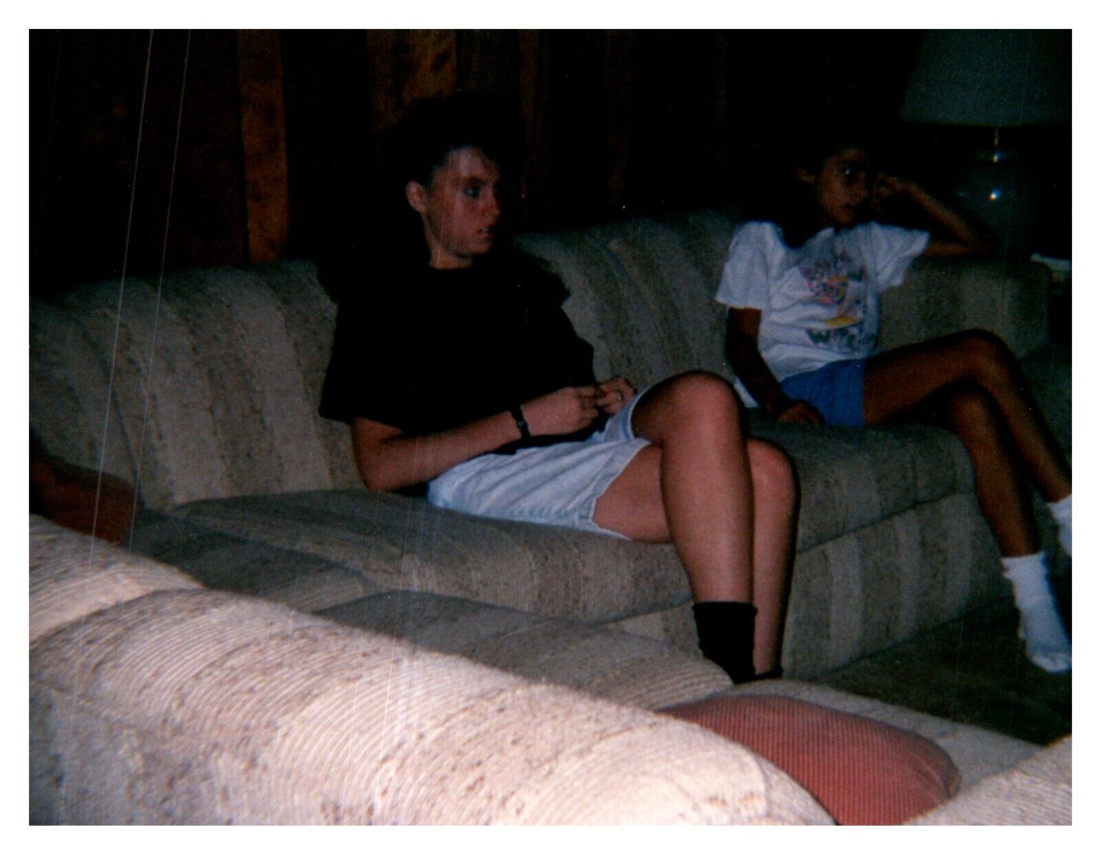 1980s Latin Teen Living Room Vintage Photo Los Angeles CA
