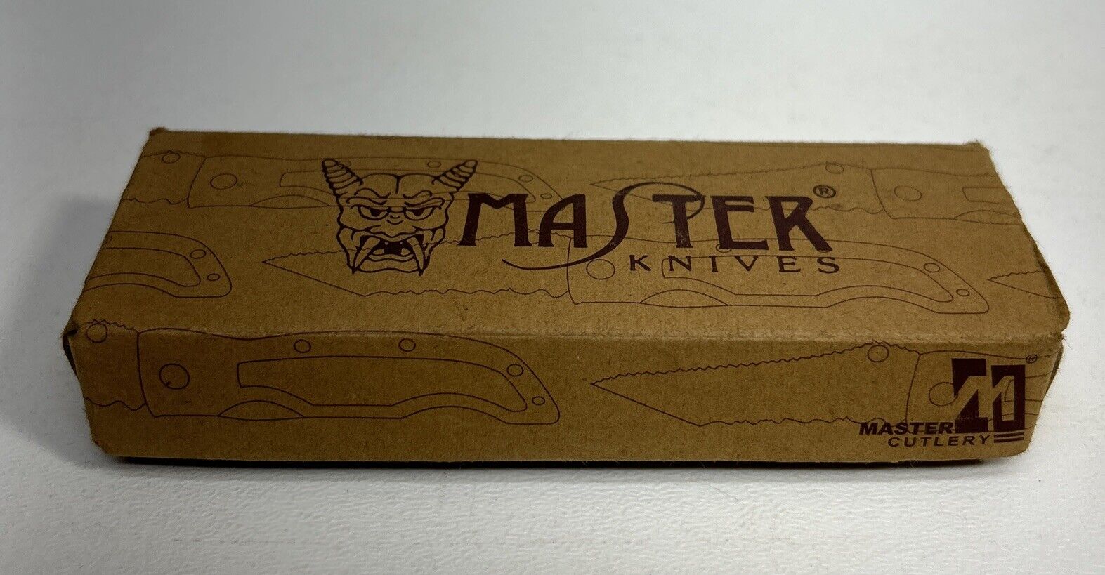 Master Cutlery Pocket Knife With Box, Gray/Black