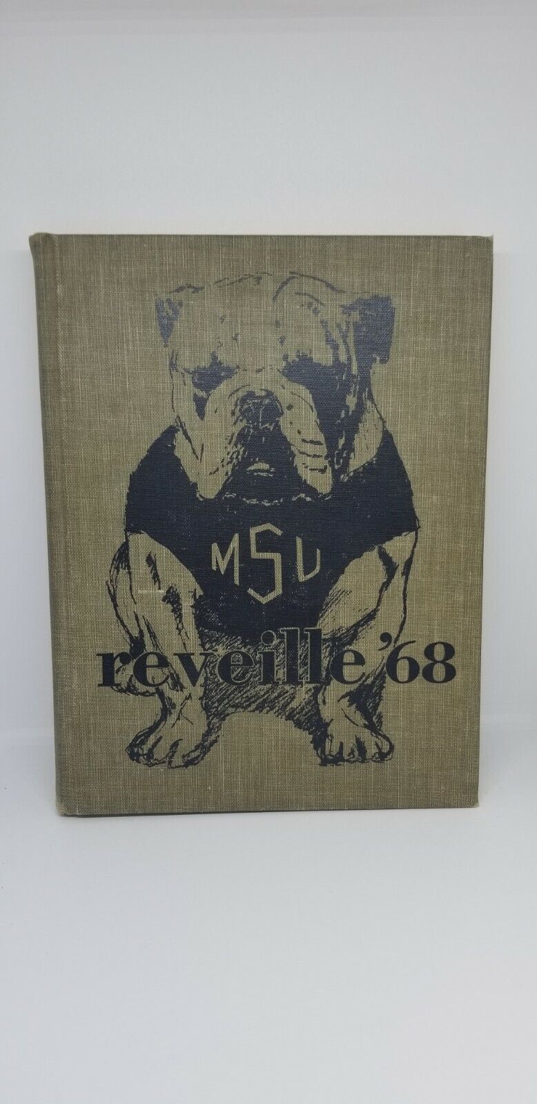 Mississippi State University 1968 Reveille Yearbook. Bully Cover. MSU Bulldogs.